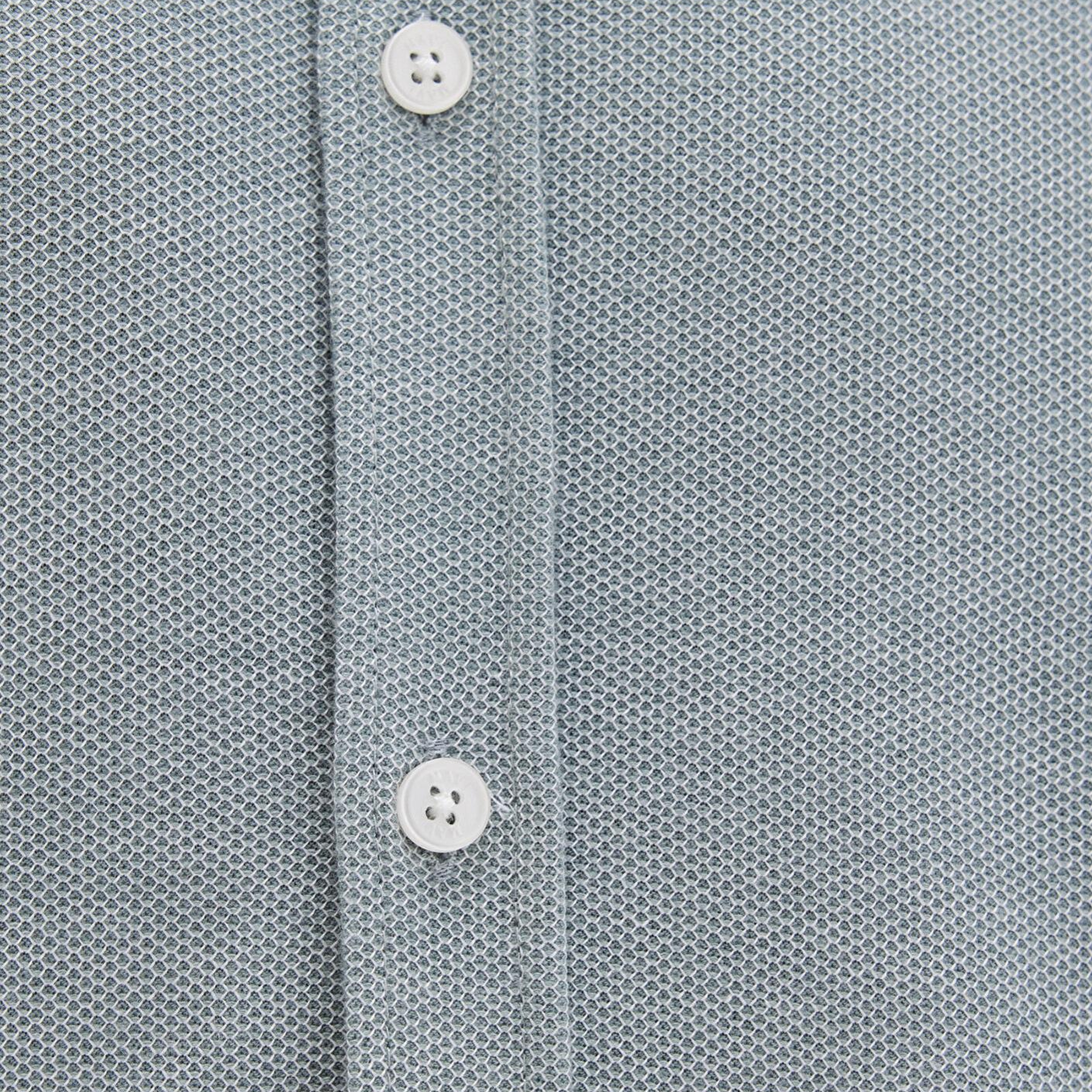 Mavi Yeşil Örme Gömlek Slim Fit / Dar Kesim 0211513-70131