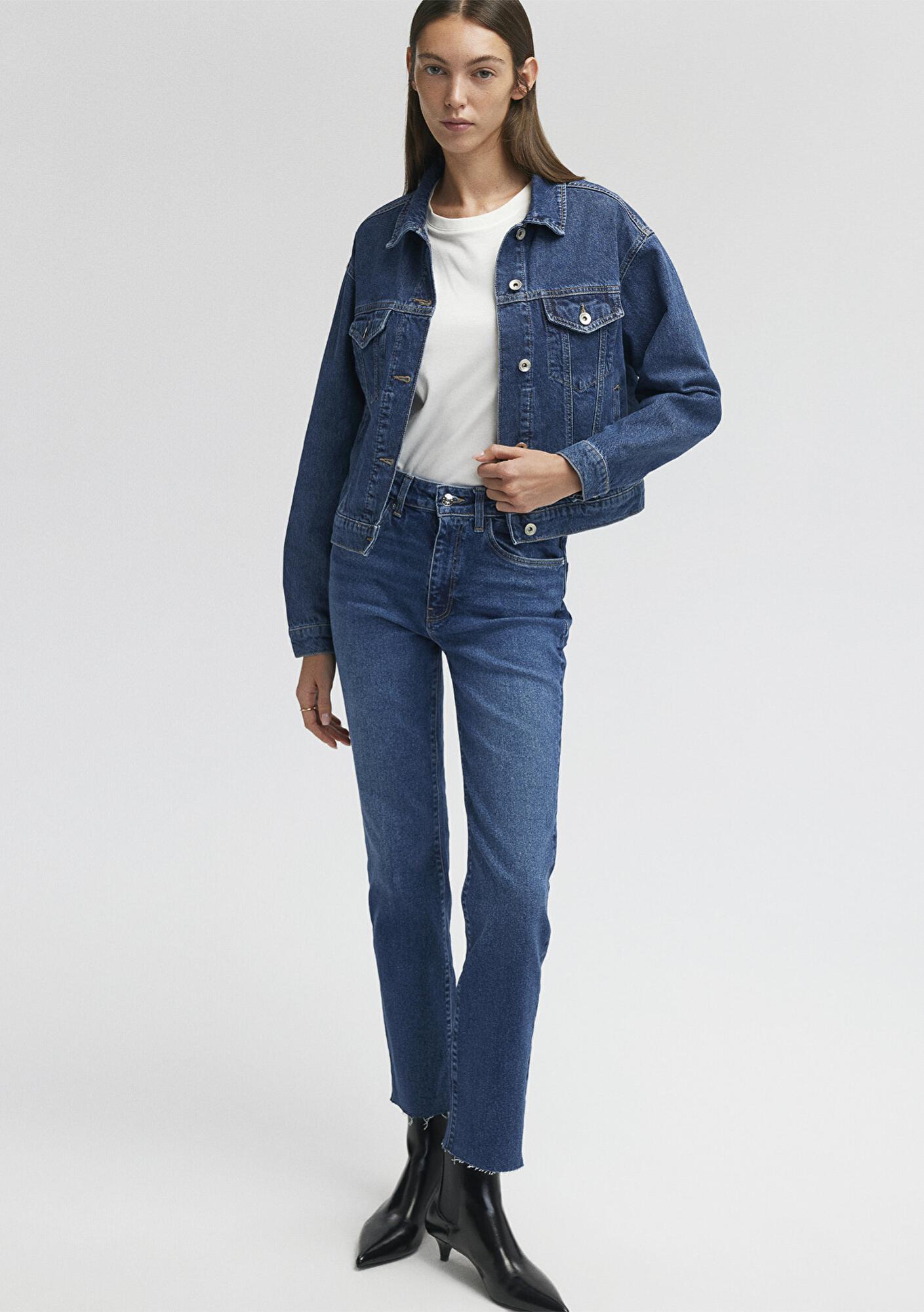 Mavi Viola Mavi Premium Vintage Koyu Mavi Jean Pantolon 101048-85290