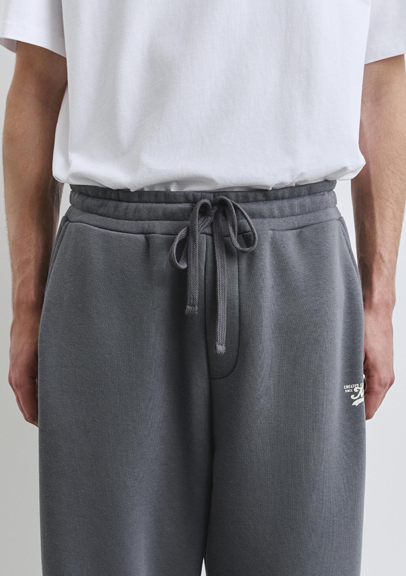 Mavi Mavi Baskılı Antrasit Eşofman Altı 0010512-80776