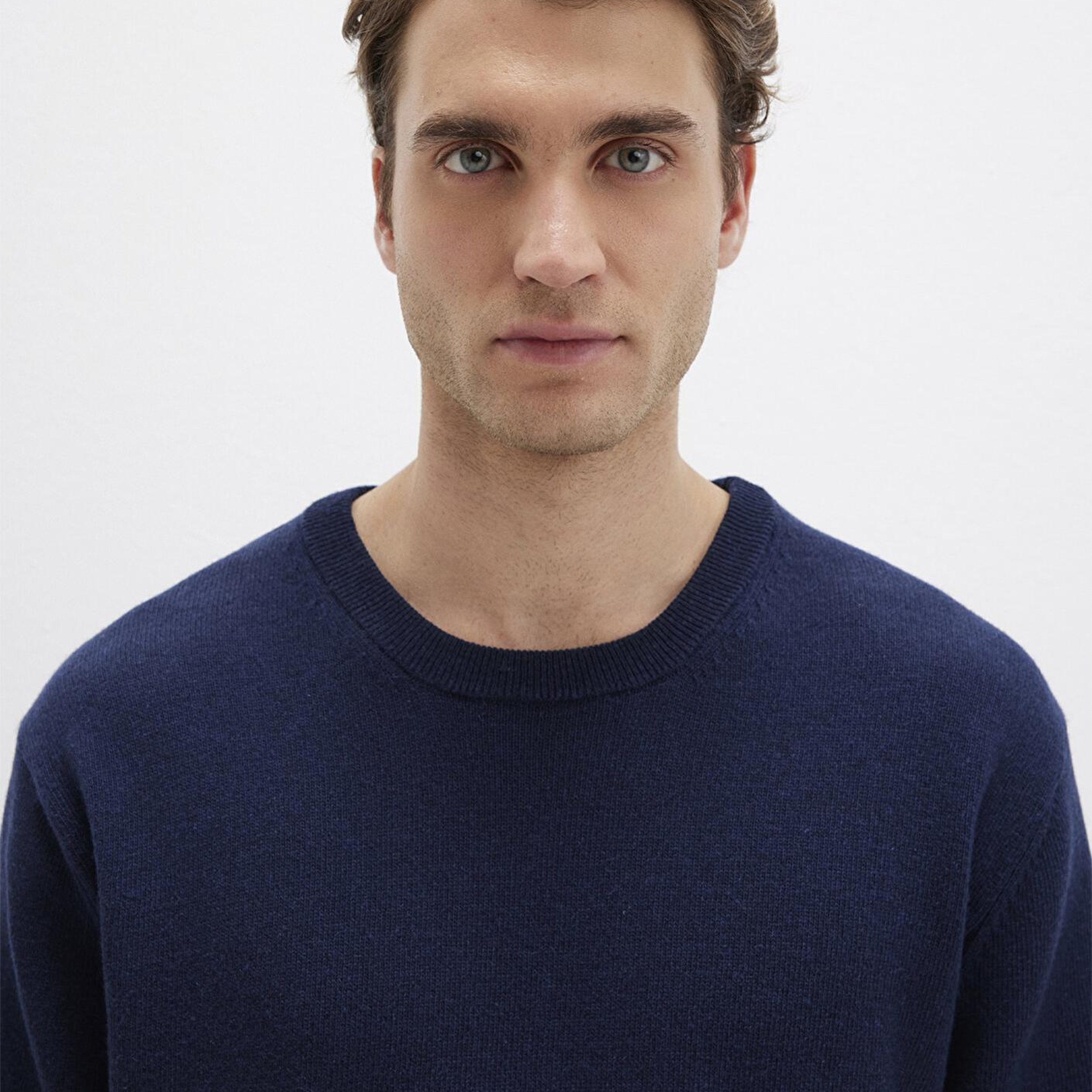 Mavi Yün Karışımlı Lacivert Kazak Regular Fit / Normal Kesim 0710370-70490