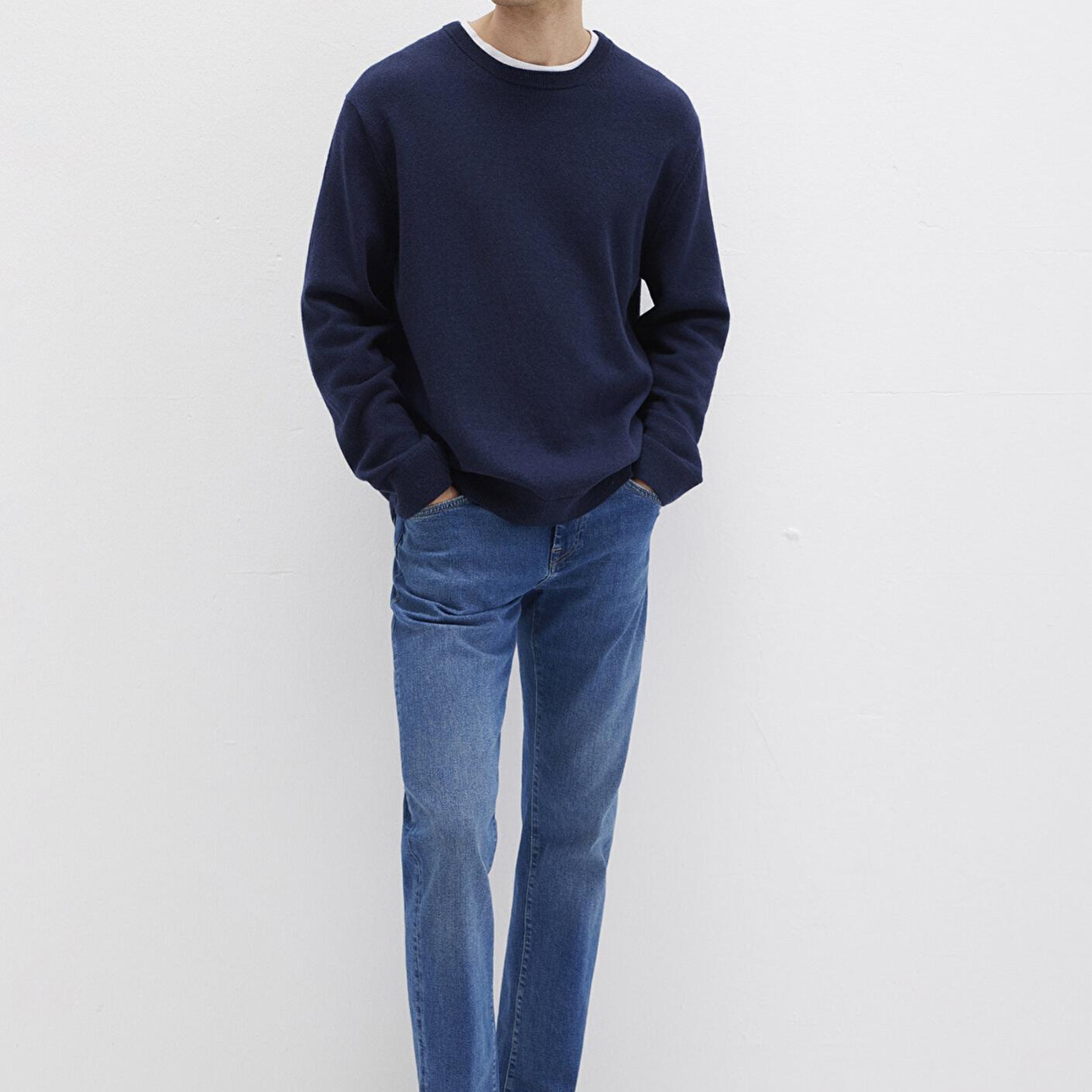 Mavi Yün Karışımlı Lacivert Kazak Regular Fit / Normal Kesim 0710370-70490