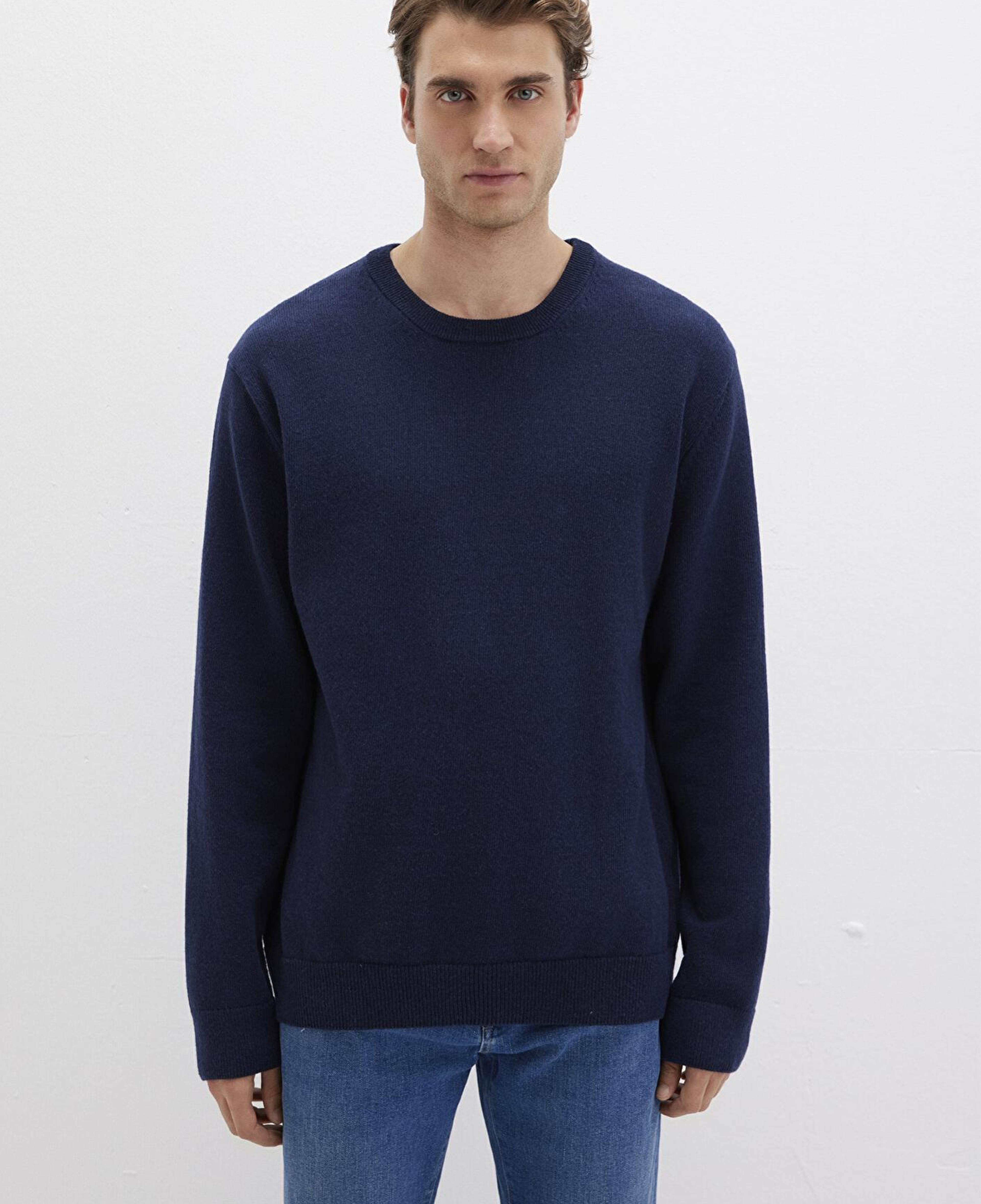 Mavi Yün Karışımlı Lacivert Kazak Regular Fit / Normal Kesim 0710370-70490