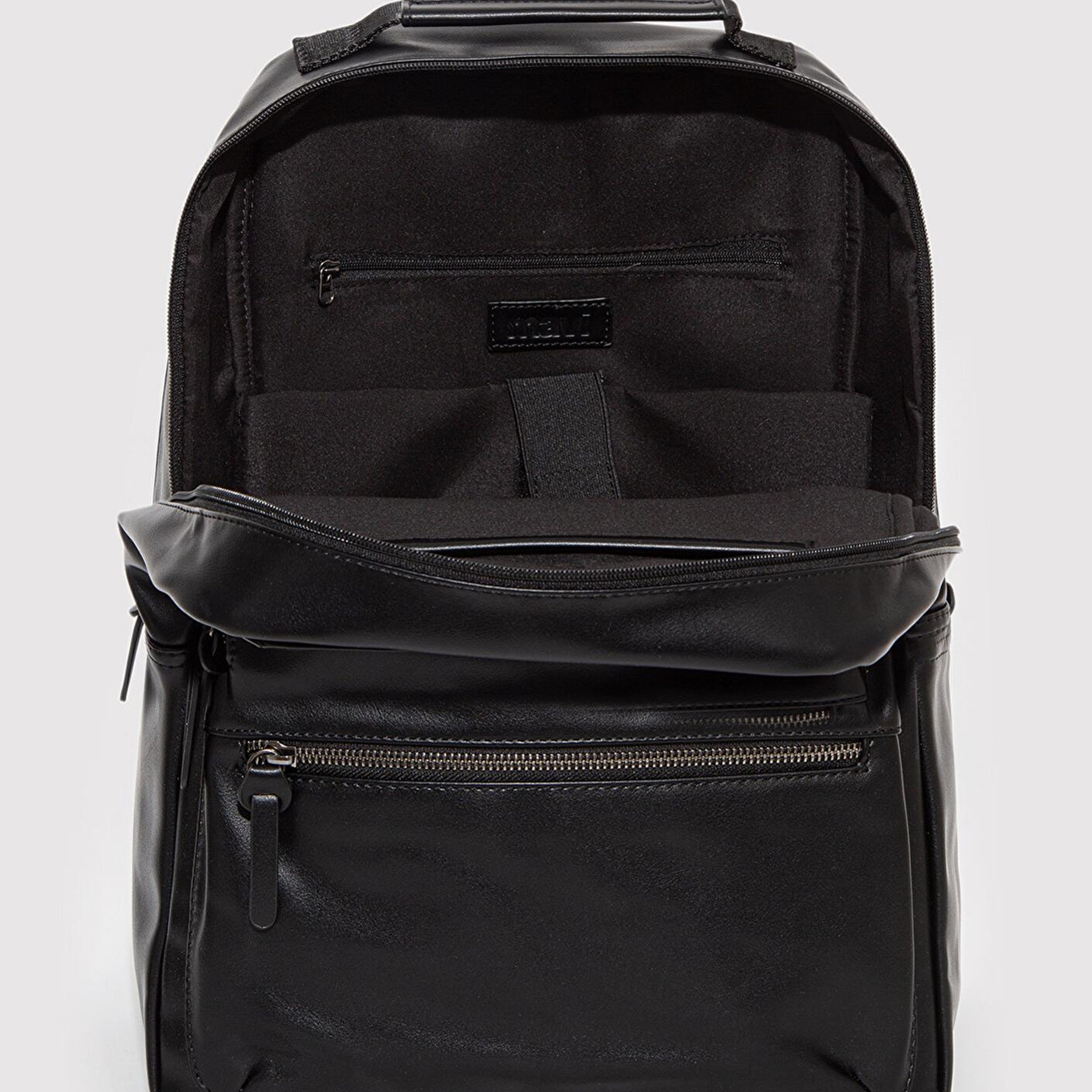 Mavi Suni Deri Siyah Sırt Çantası 0911949-900