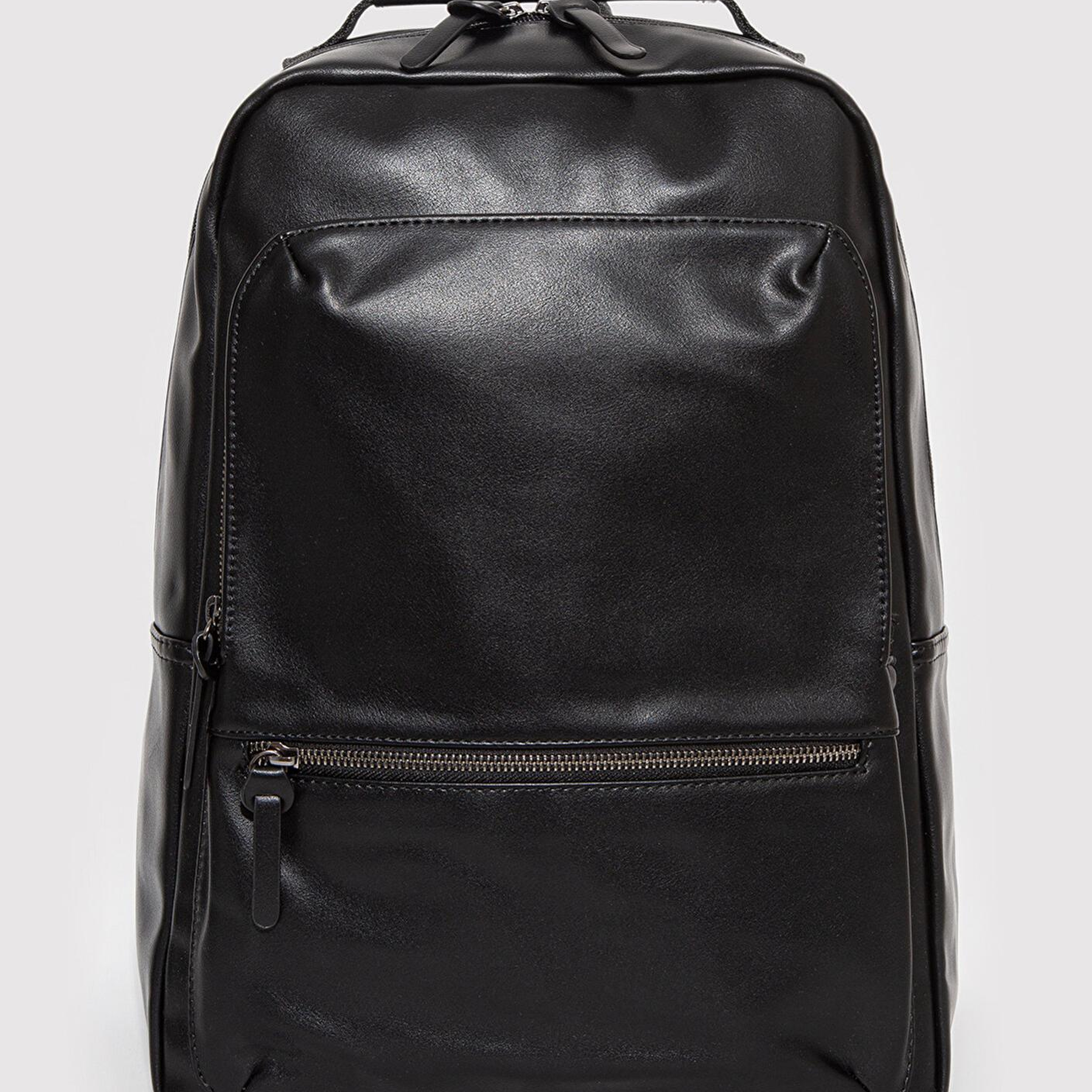 Mavi Suni Deri Siyah Sırt Çantası 0911949-900