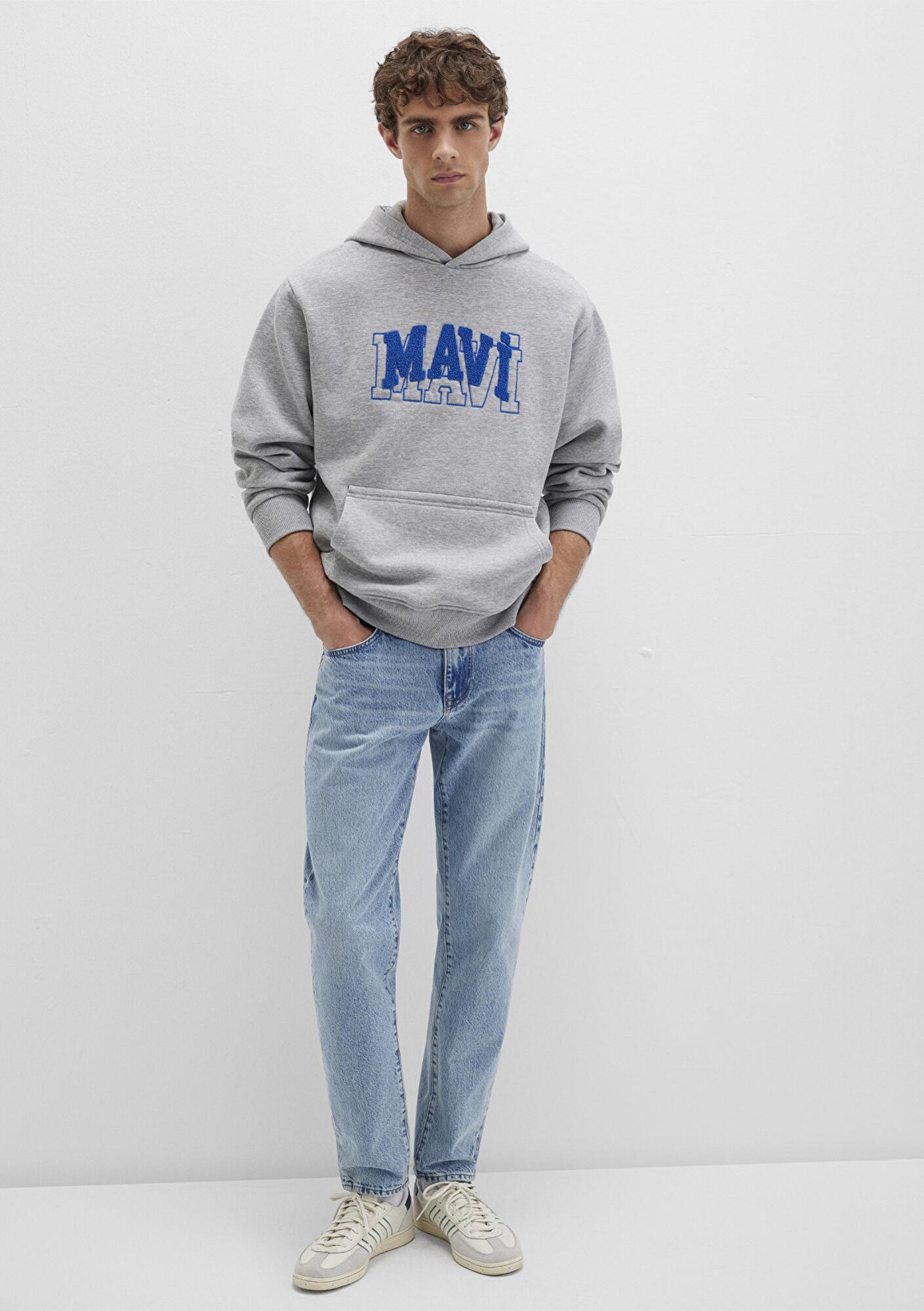Mavi Mavi Logo Gri Sweatshirt 0S10413-80018