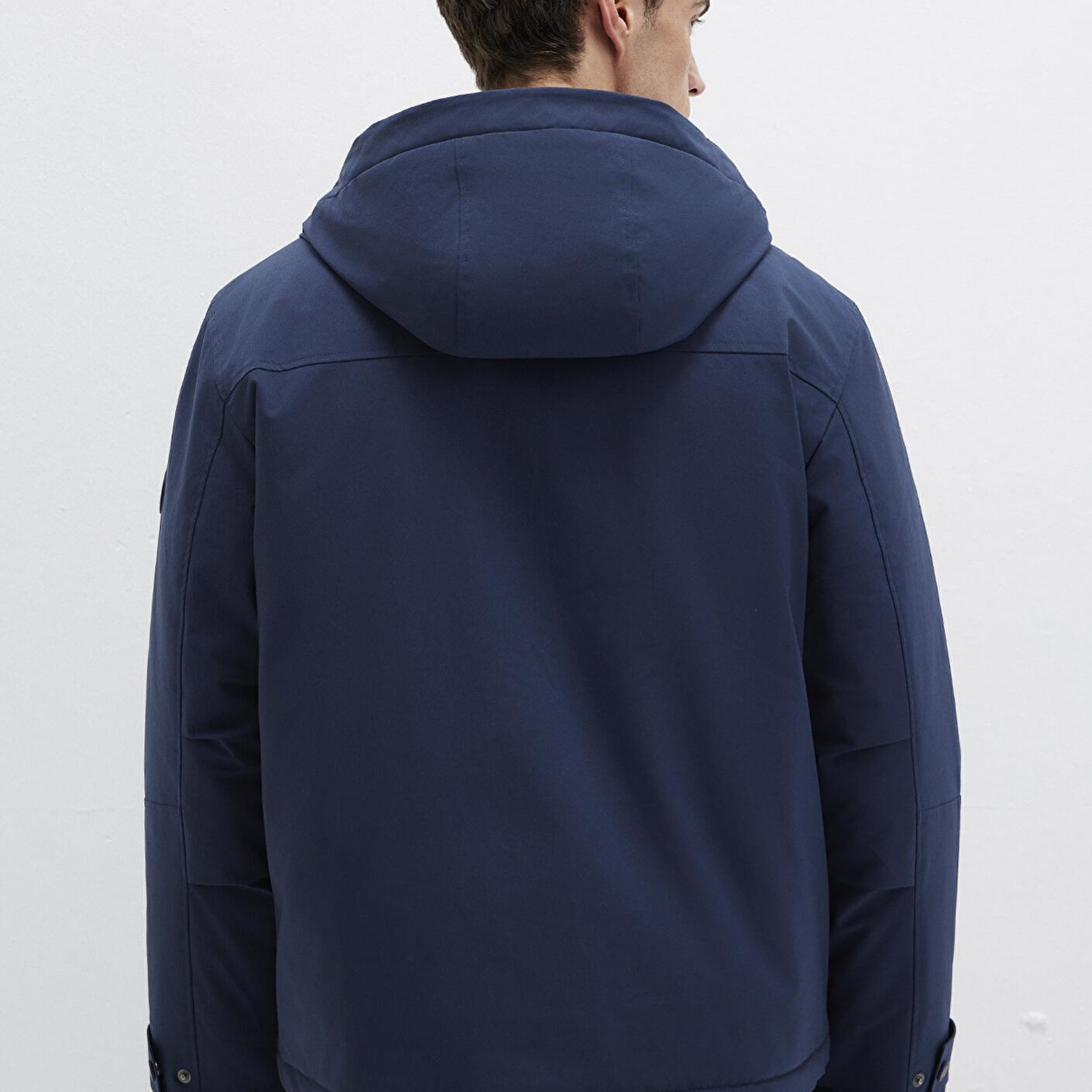 Mavi Kapüşonlu Lacivert Mont 0110667-80872