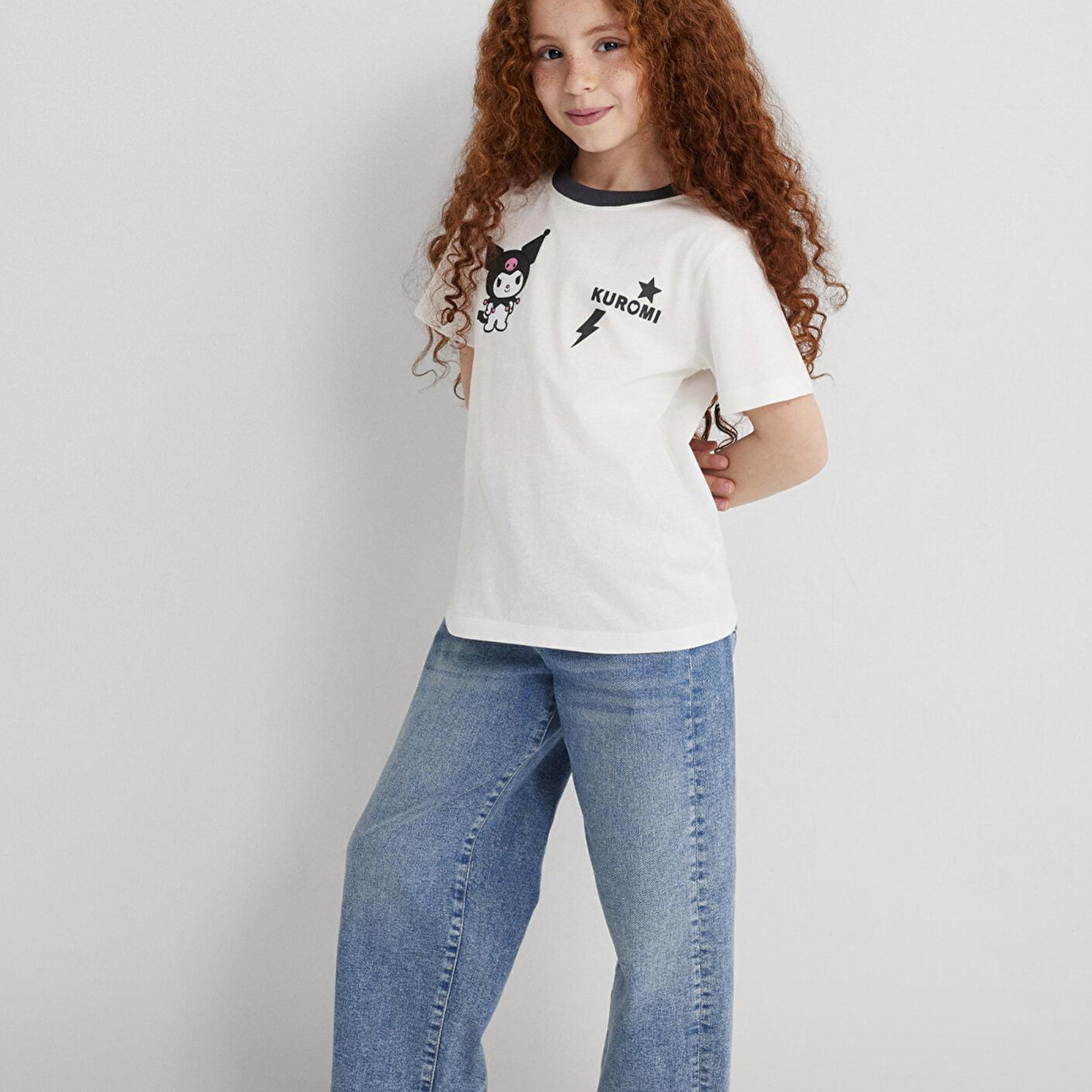 Mavi Kuromi Baskılı Ekru Tişört Regular Fit / Normal Kesim 7610378-70057