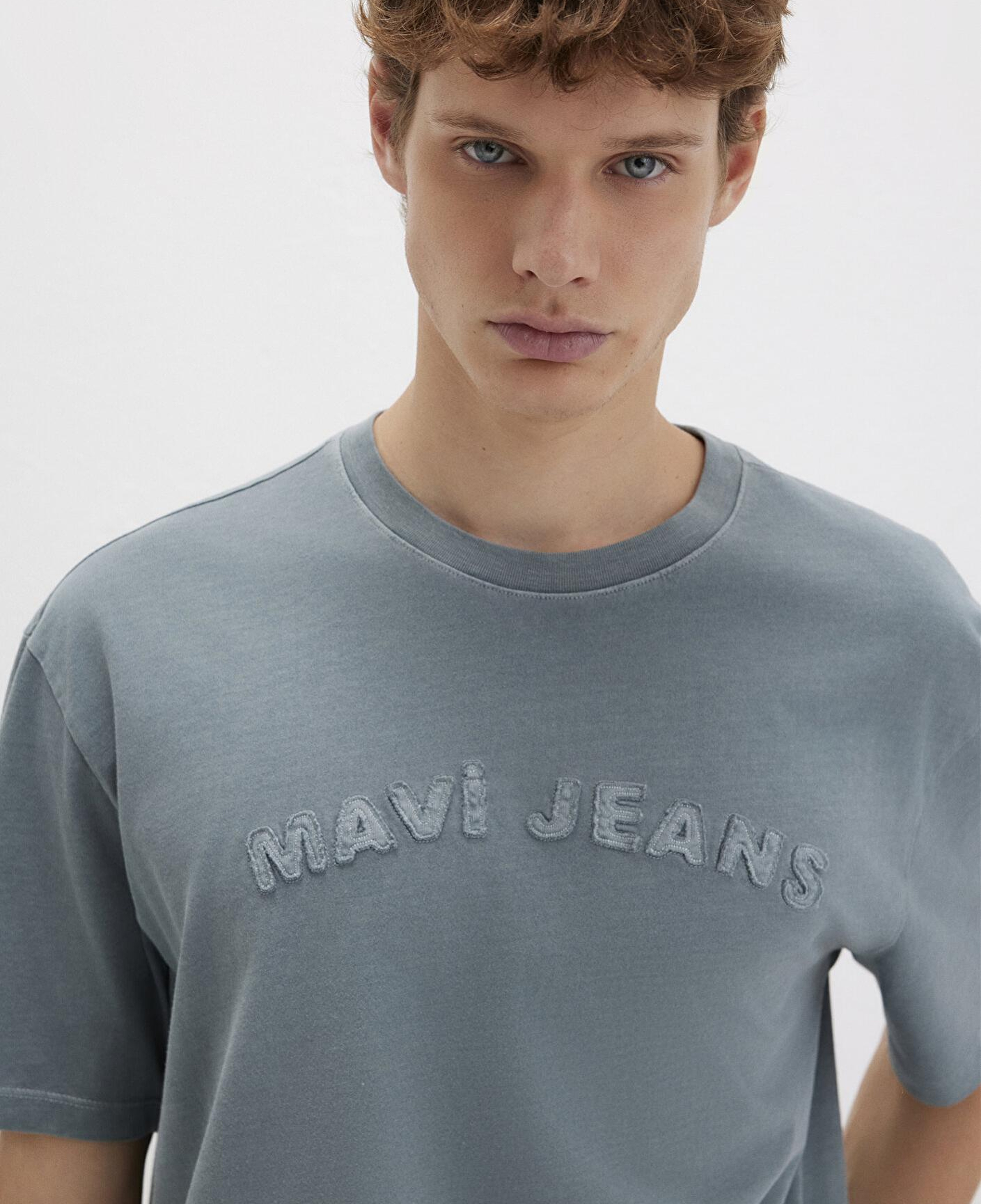 Mavi Mavi Jeans Baskılı Yeşil Tişört Loose Fit / Bol Rahat Kesim 0612953-90960