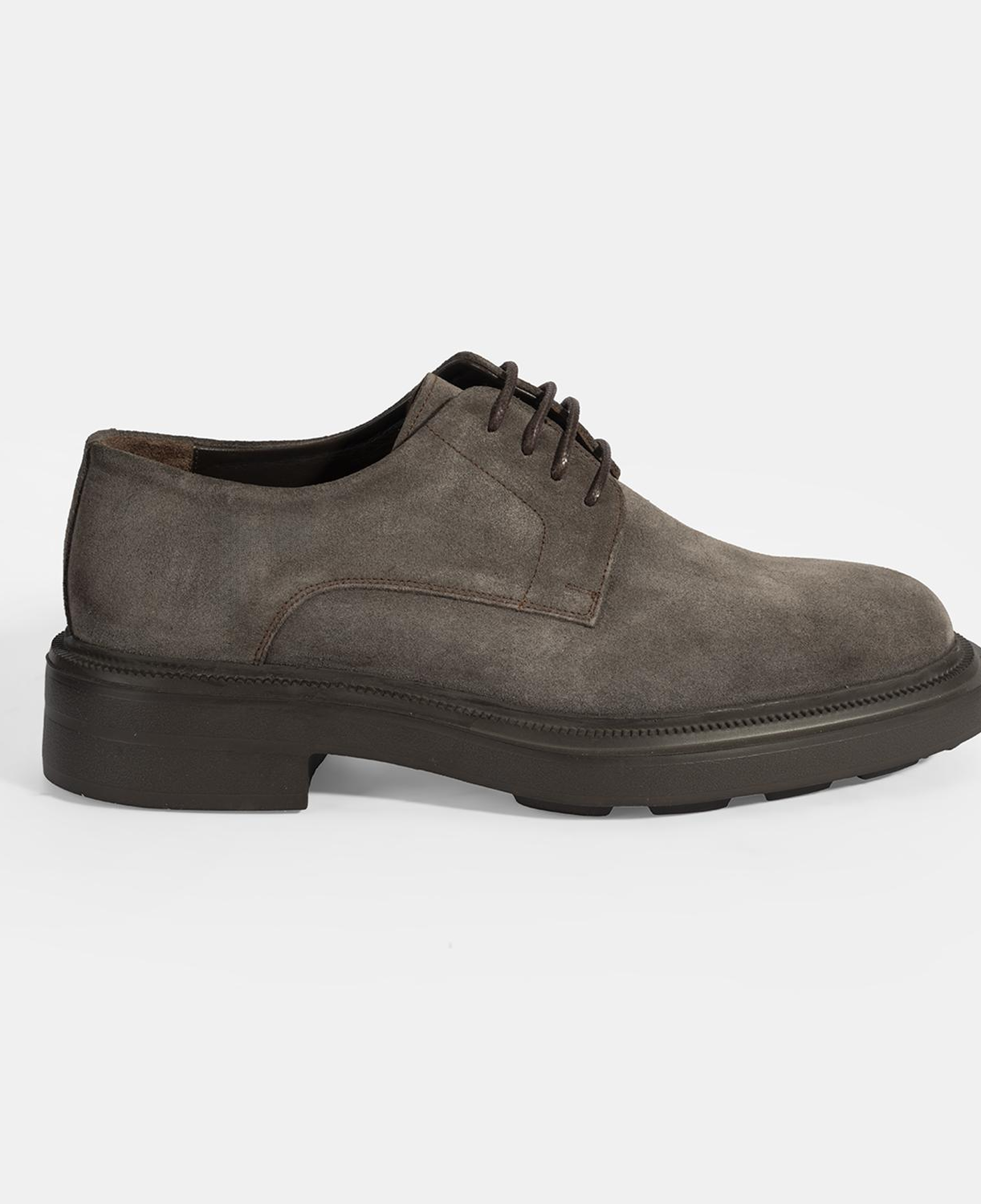 Erkek Vizon Bağcıklı Günlük Süet Ayakkabı