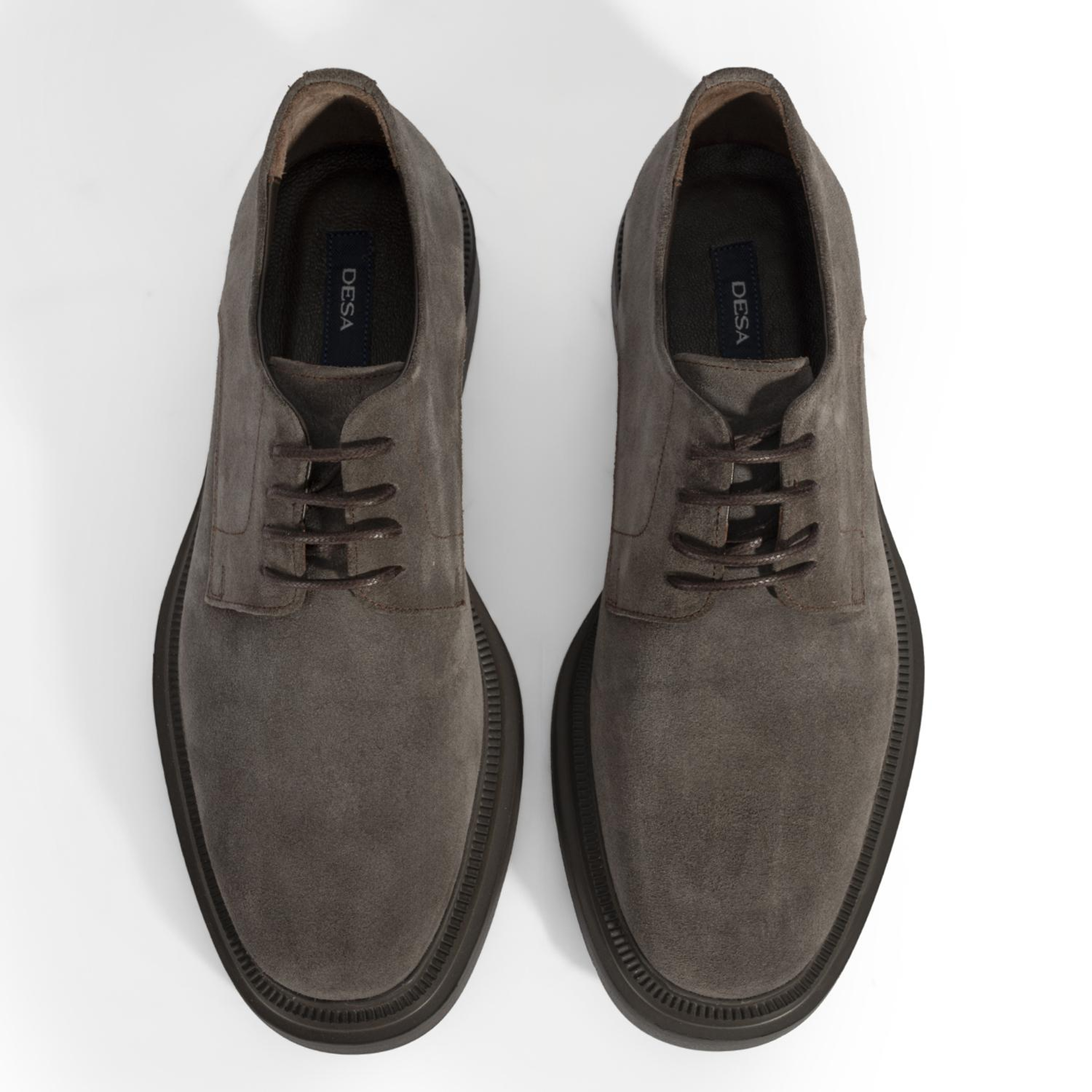 Erkek Vizon Bağcıklı Günlük Süet Ayakkabı