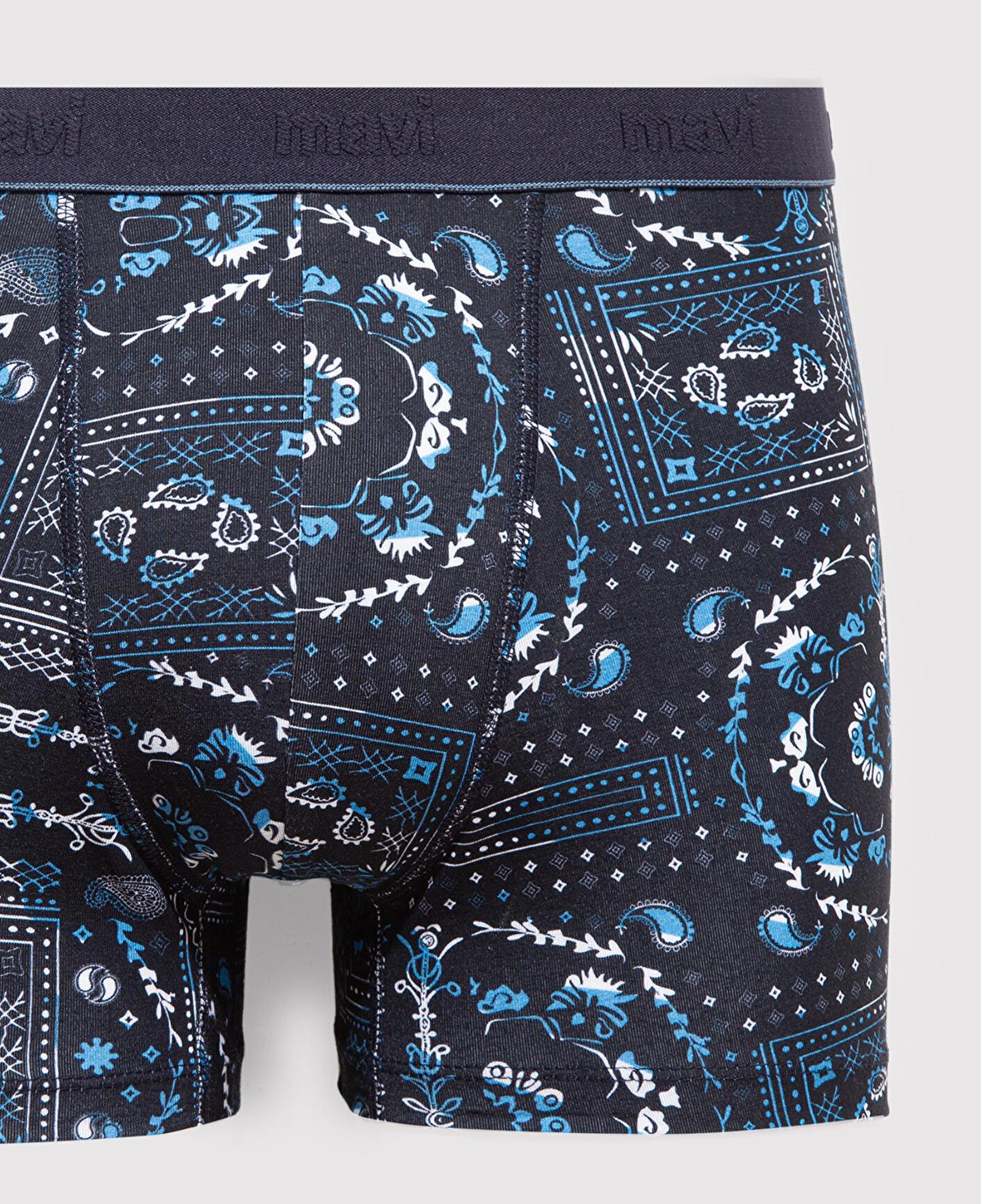 Mavi Baskılı Lacivert Boxer 0911986-32184