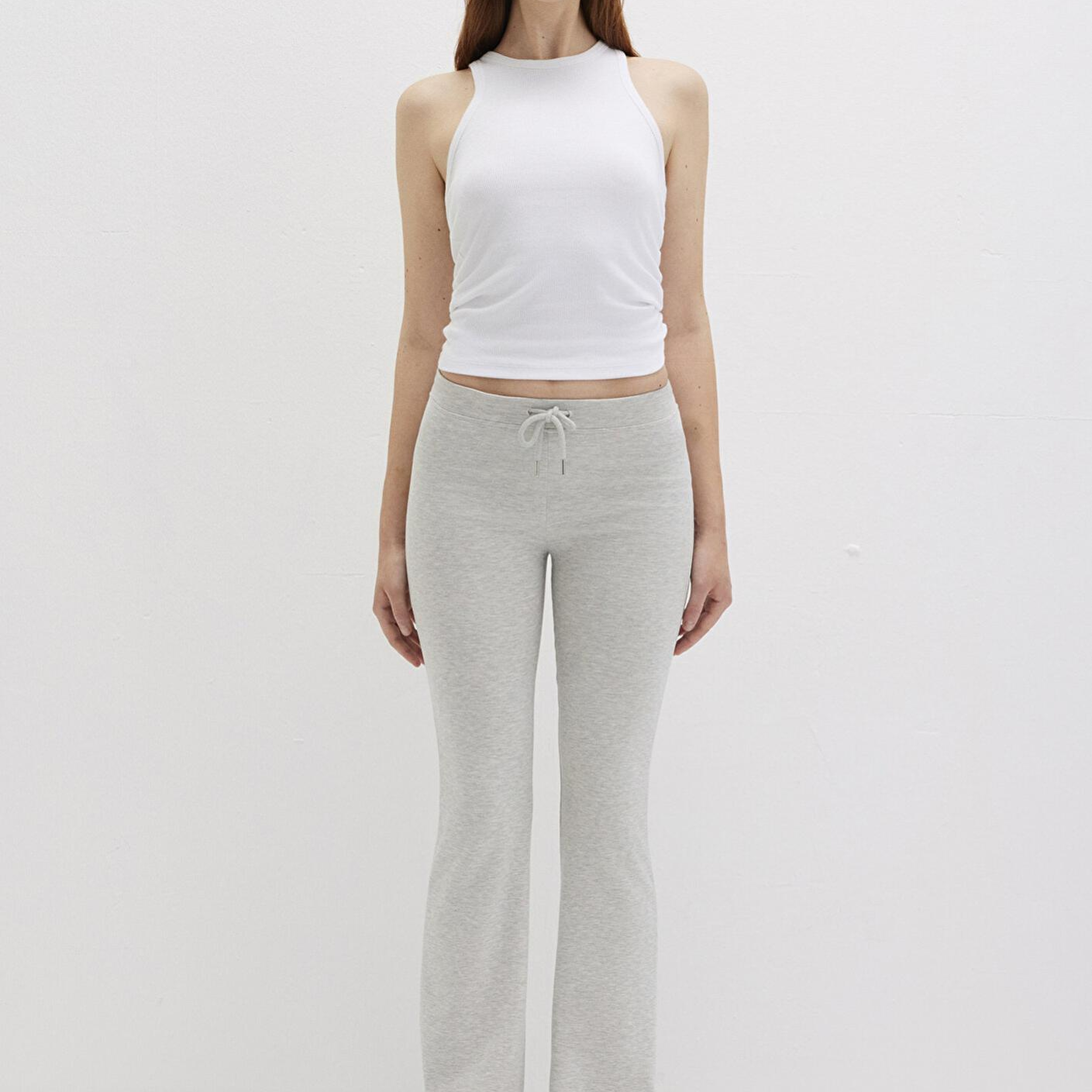 Mavi İspanyol Paça Gri İnterlok Eşofman Altı 1011077-88467