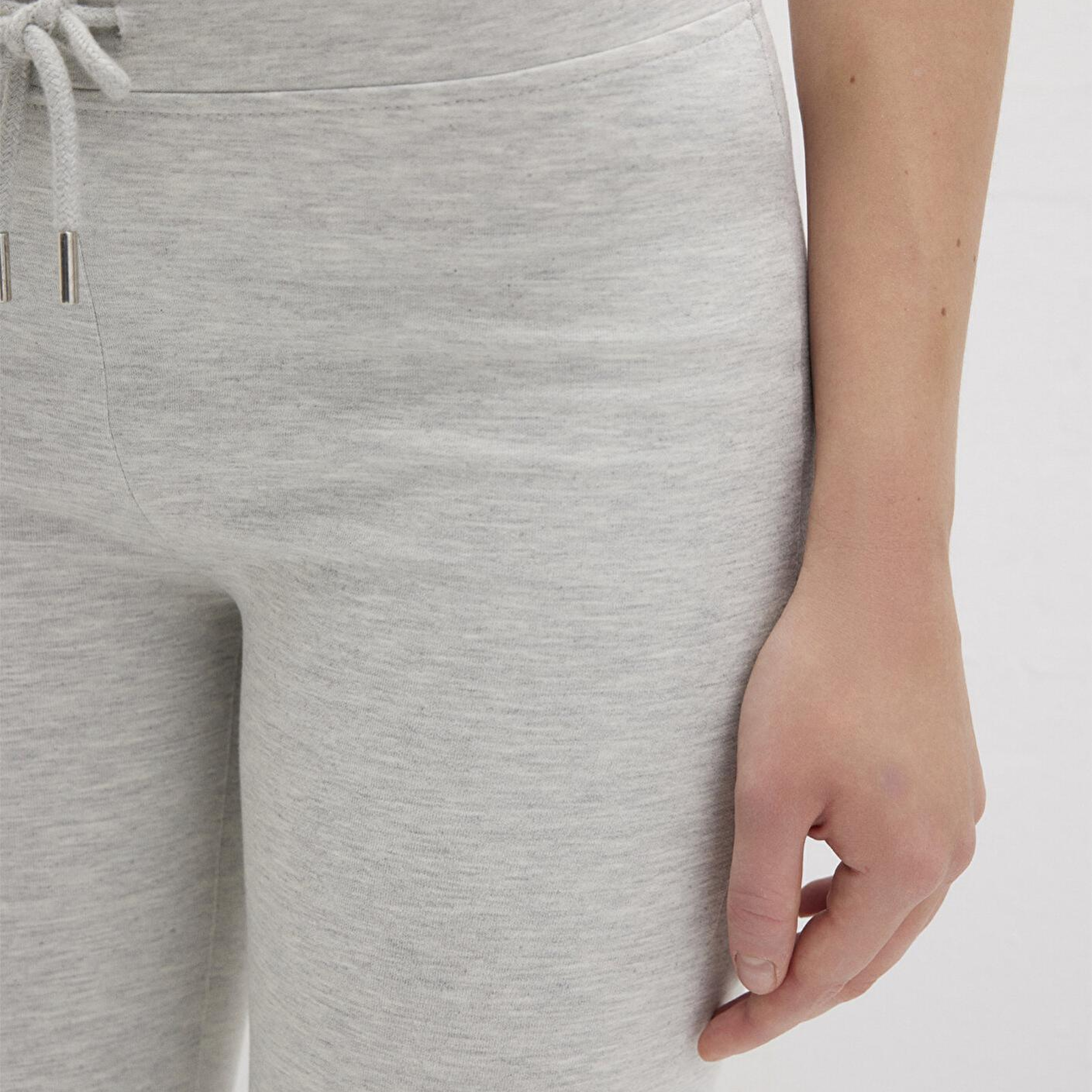 Mavi İspanyol Paça Gri İnterlok Eşofman Altı 1011077-88467