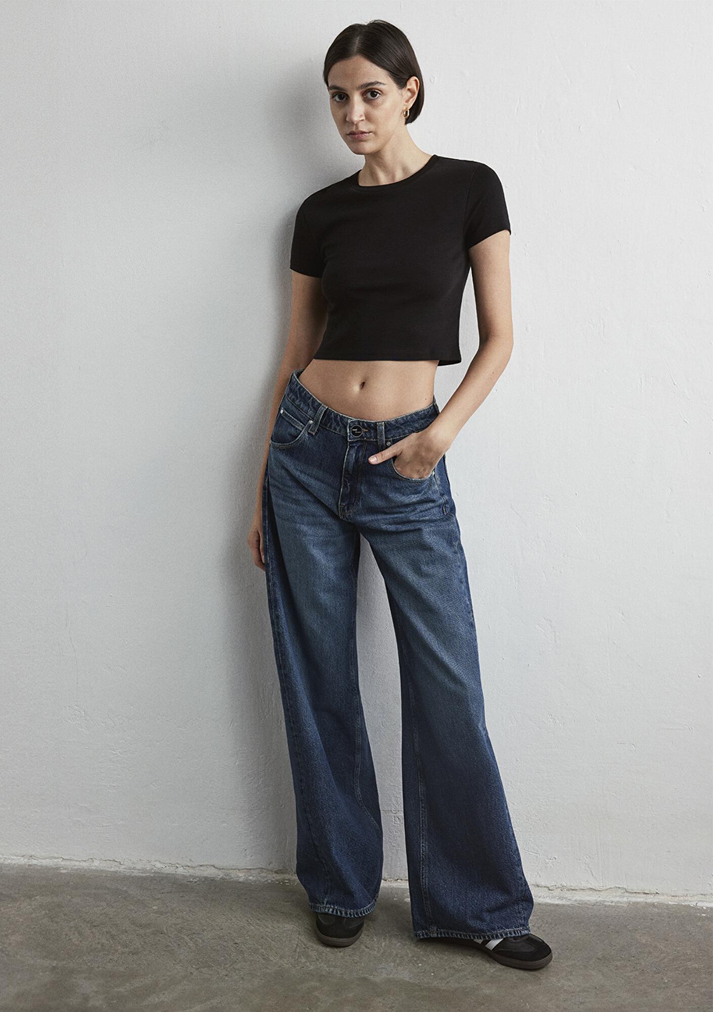 Mavi Siena Iconic Puslu Koyu Mavi  Jean Pantolon 1010763-87748