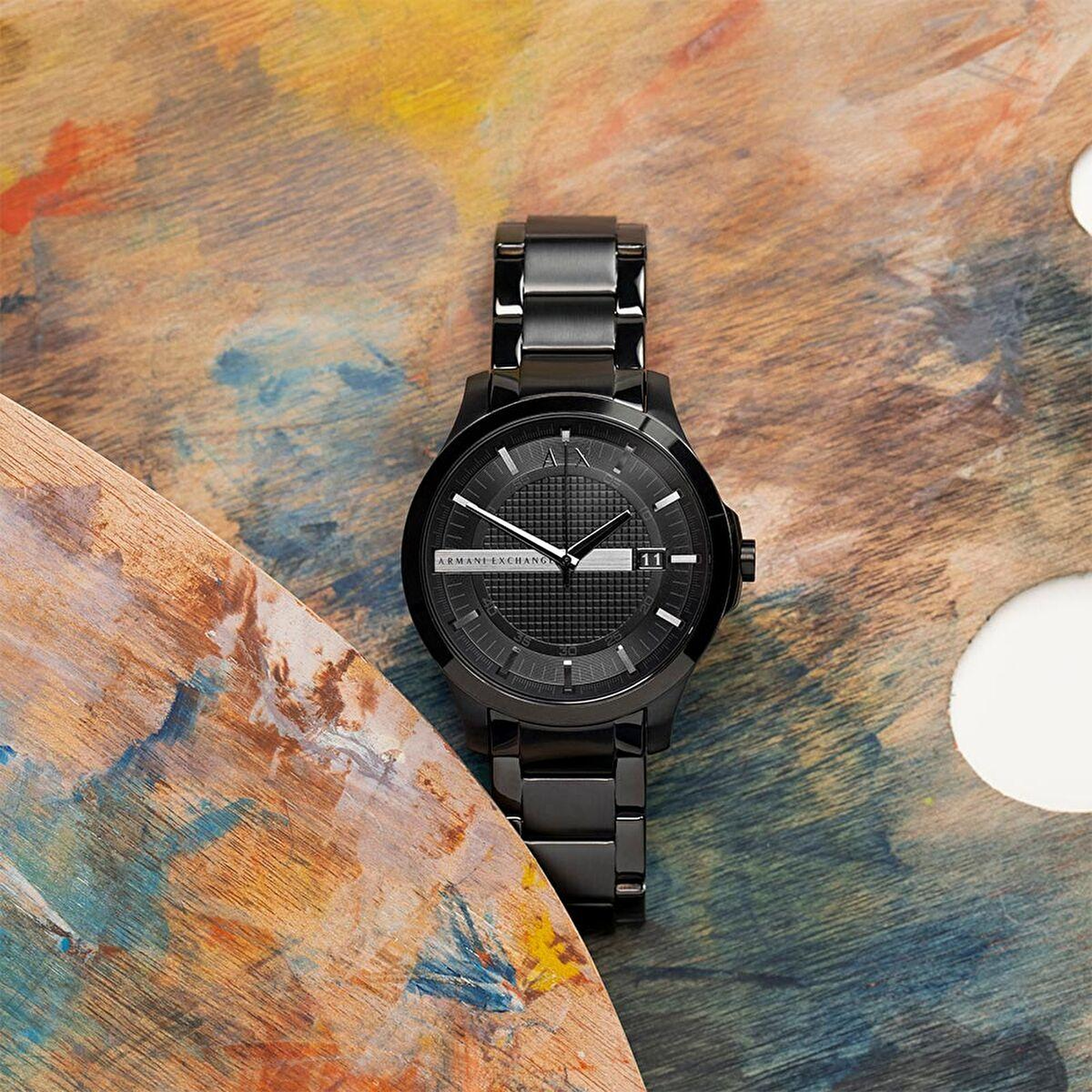 Armani Exchange AX7101 Erkek Set Kol Saati ve Bileklik