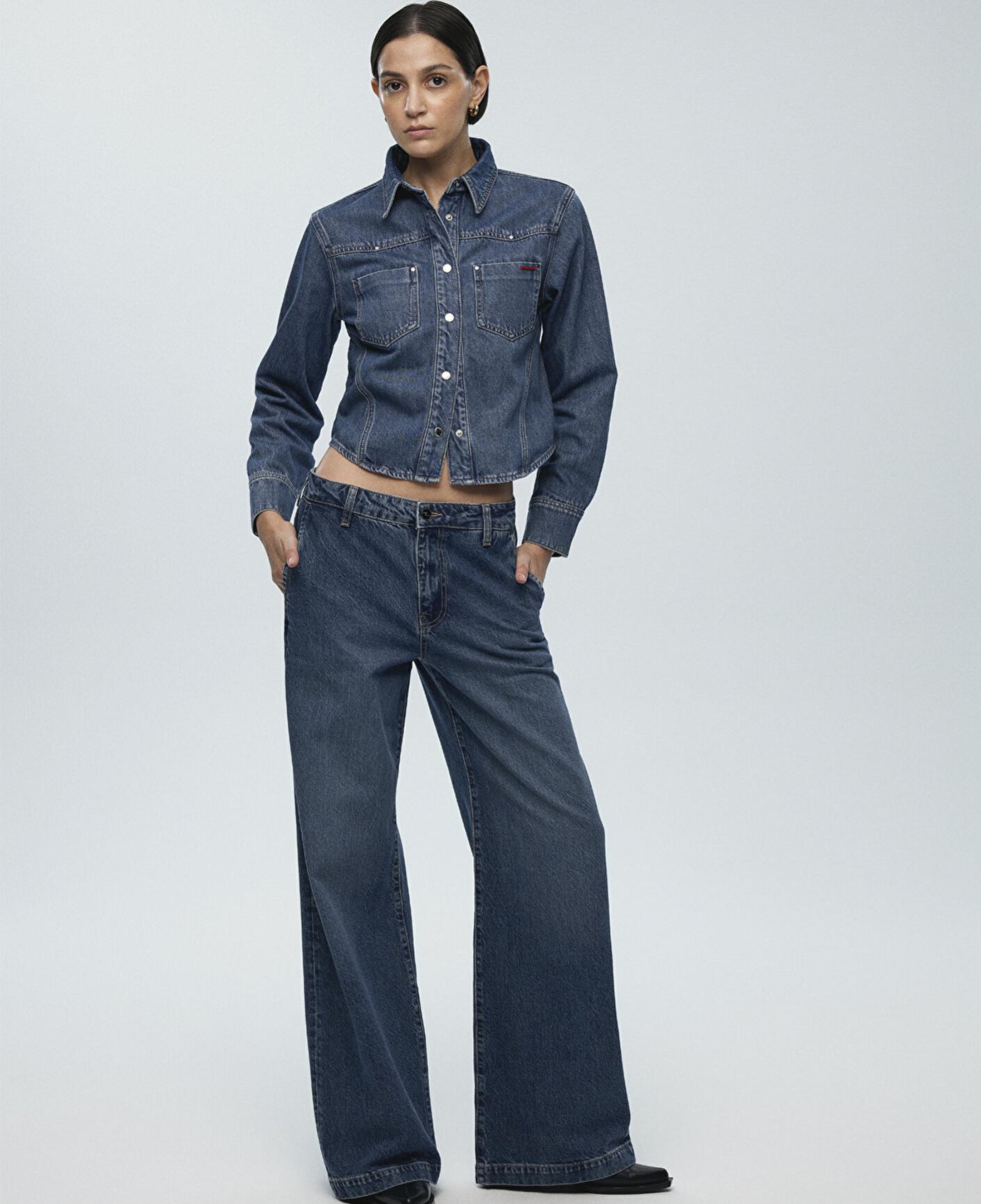 Mavi Karen Iconic Vintage Koyu Mavi Jean Pantolon 1010742-89118