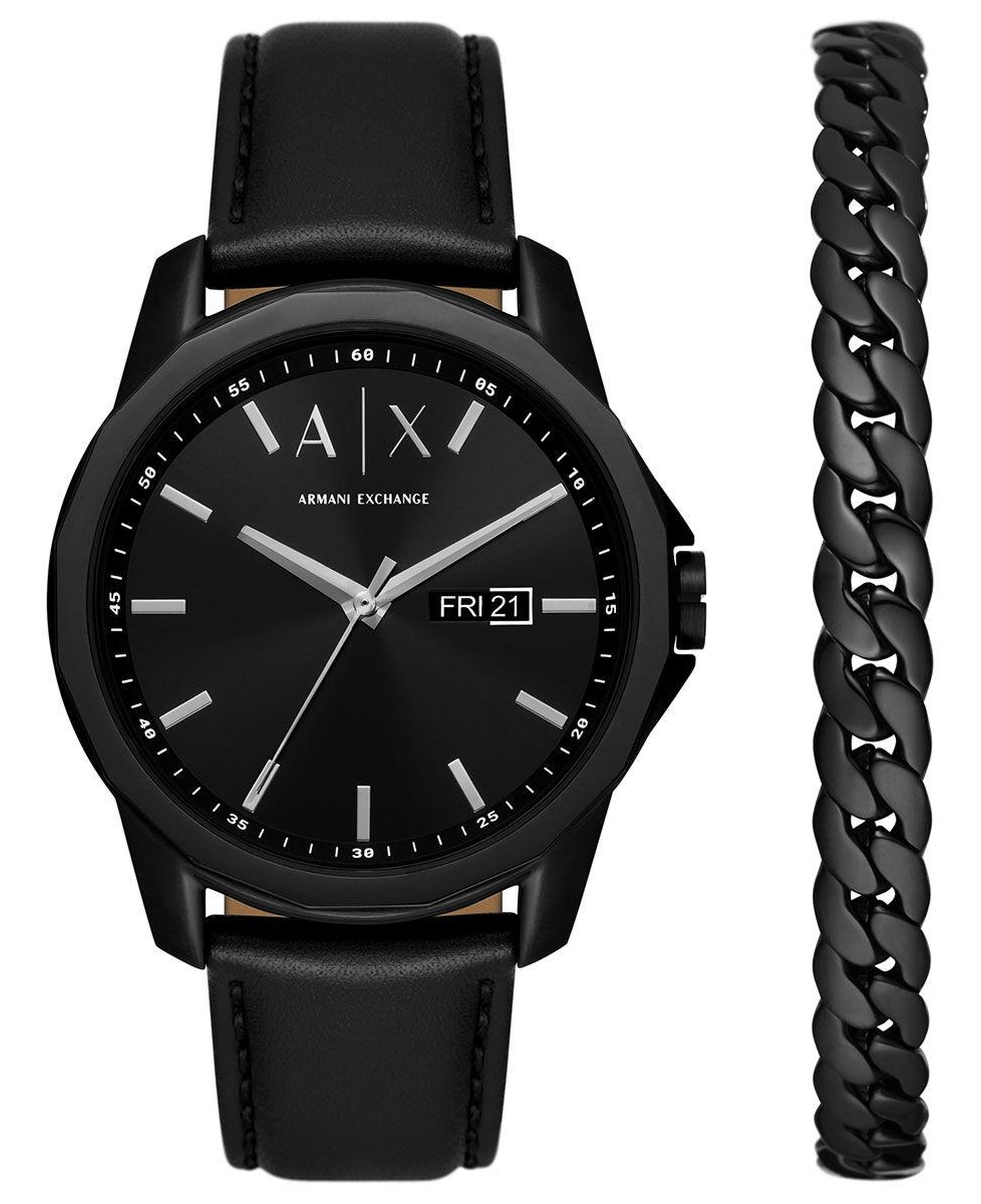 Armani Exchange AX7147SET Erkek Kol Saati ve Bileklik Seti