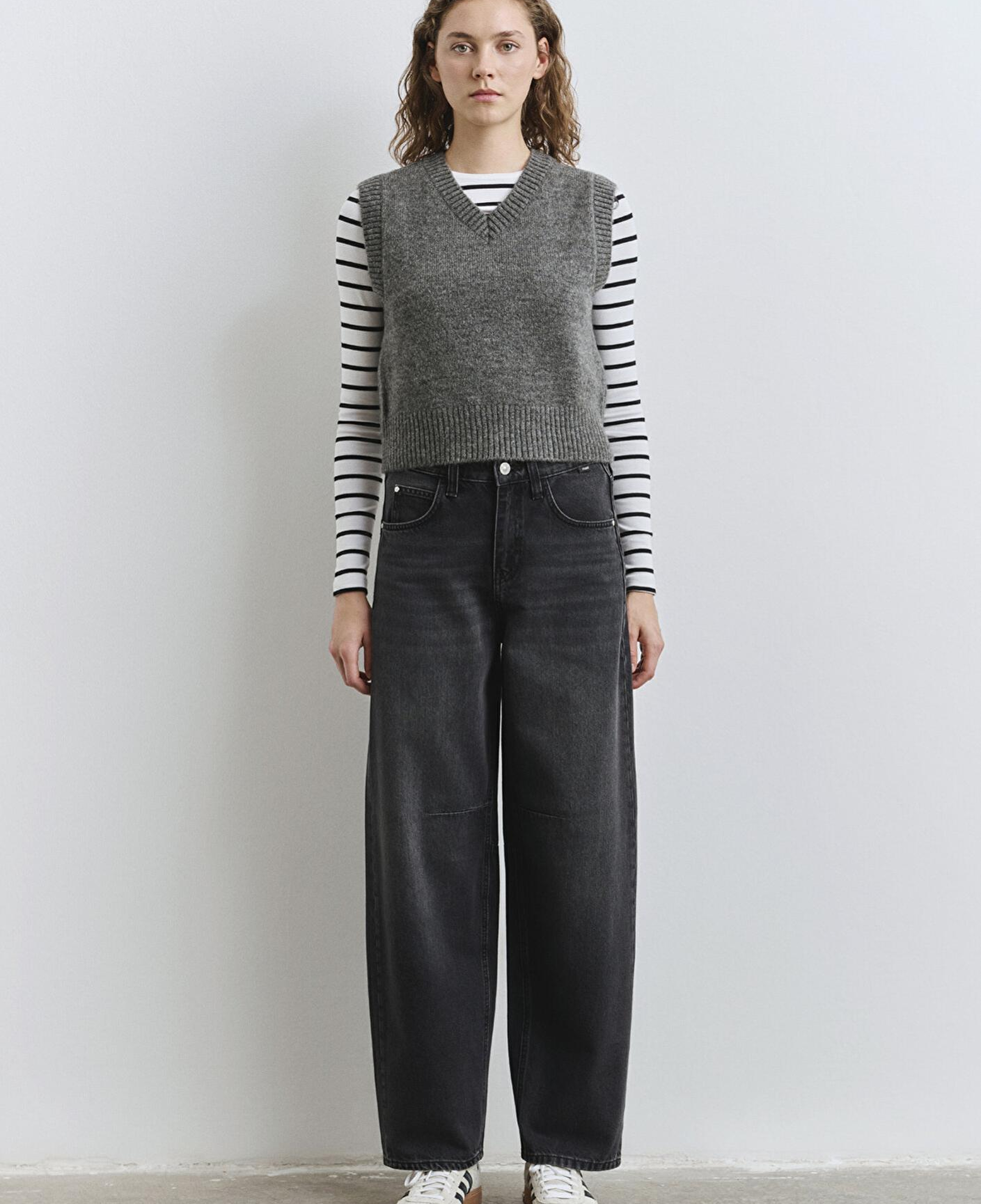 Mavi Lisa 90lar Tokalı Gri Smoke Jean Pantolon 1010938-89254