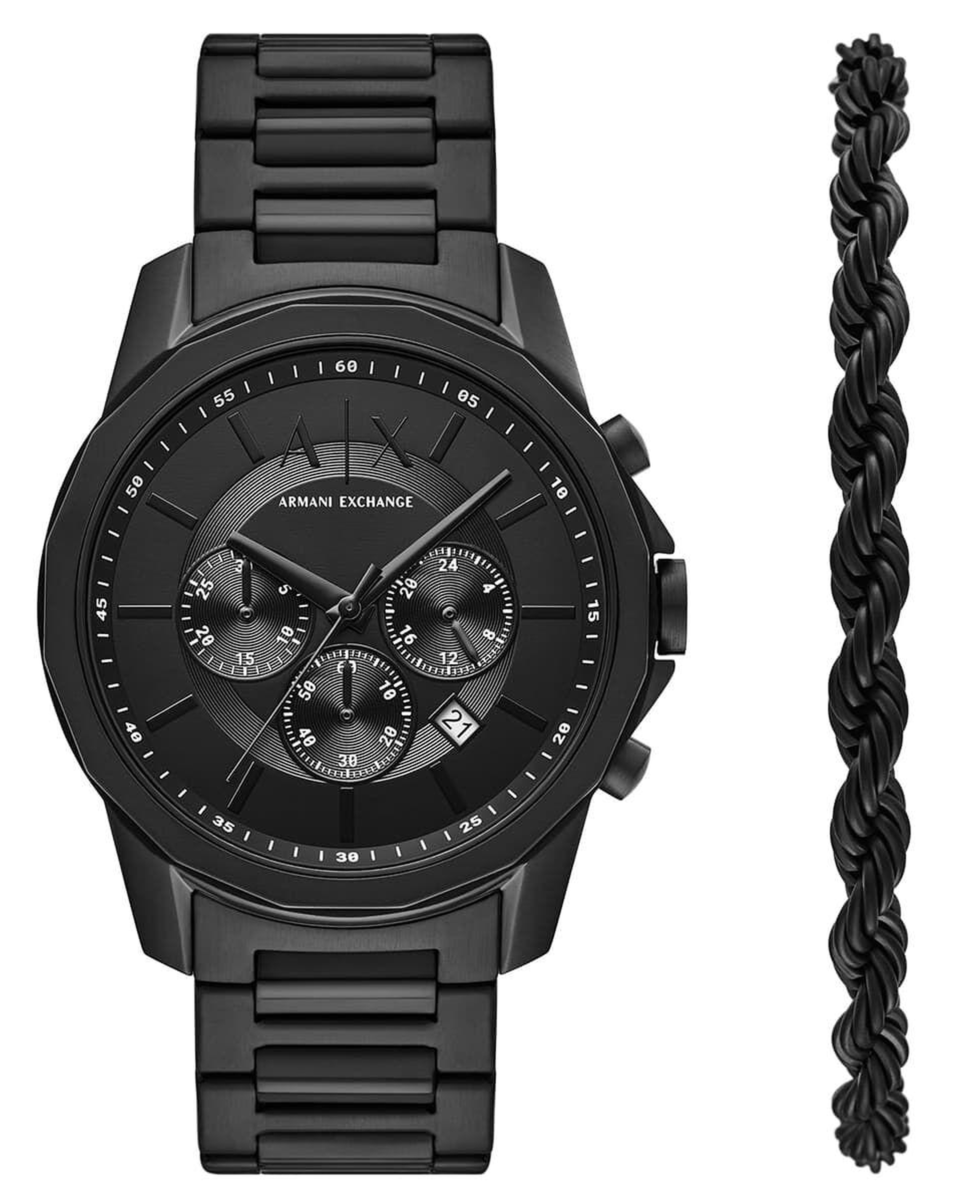 Armani Exchange AX7163SET Erkek Kol Saati ve Bileklik Seti