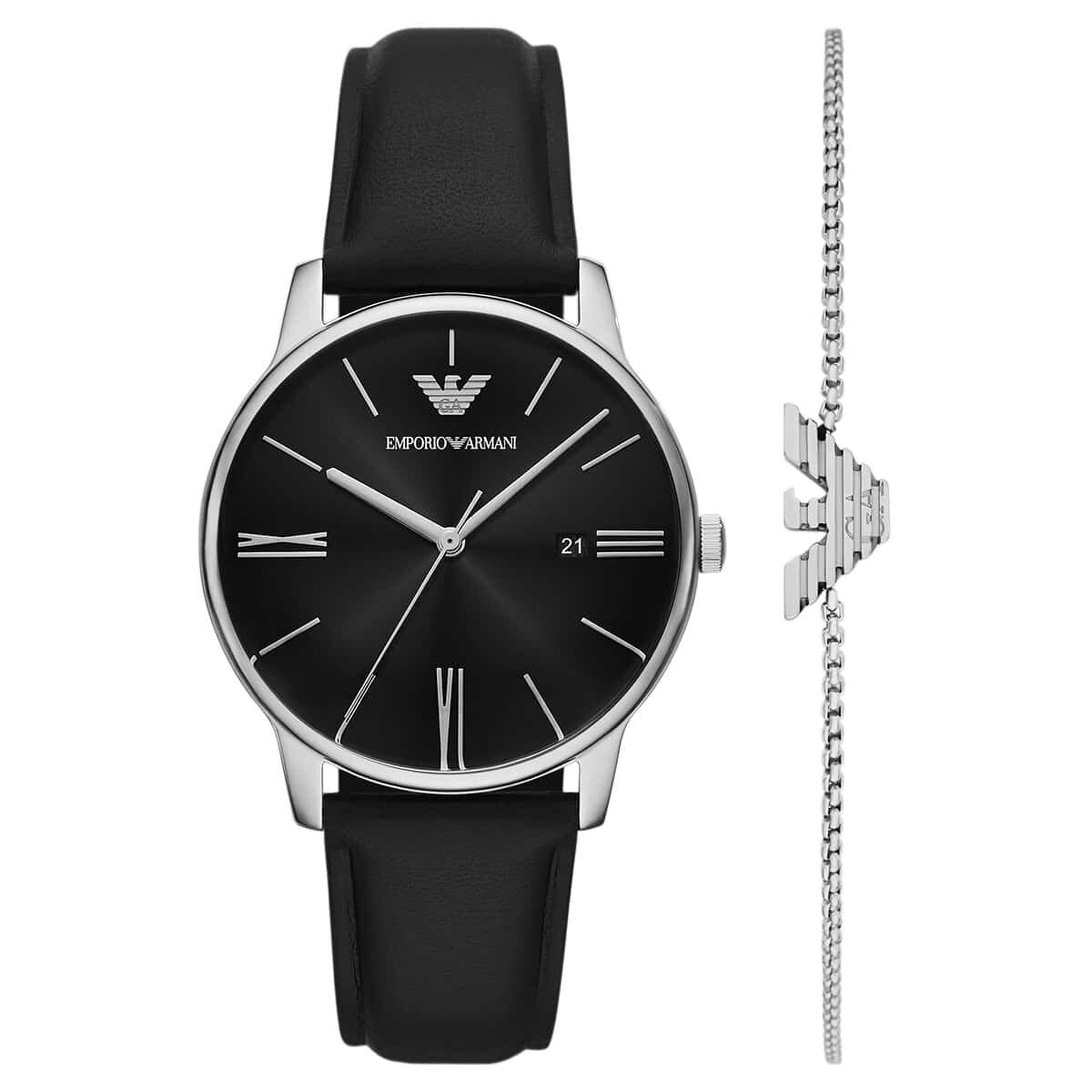 Emporio Armani AR80079SET Erkek Kol Saati ve Bileklik Seti