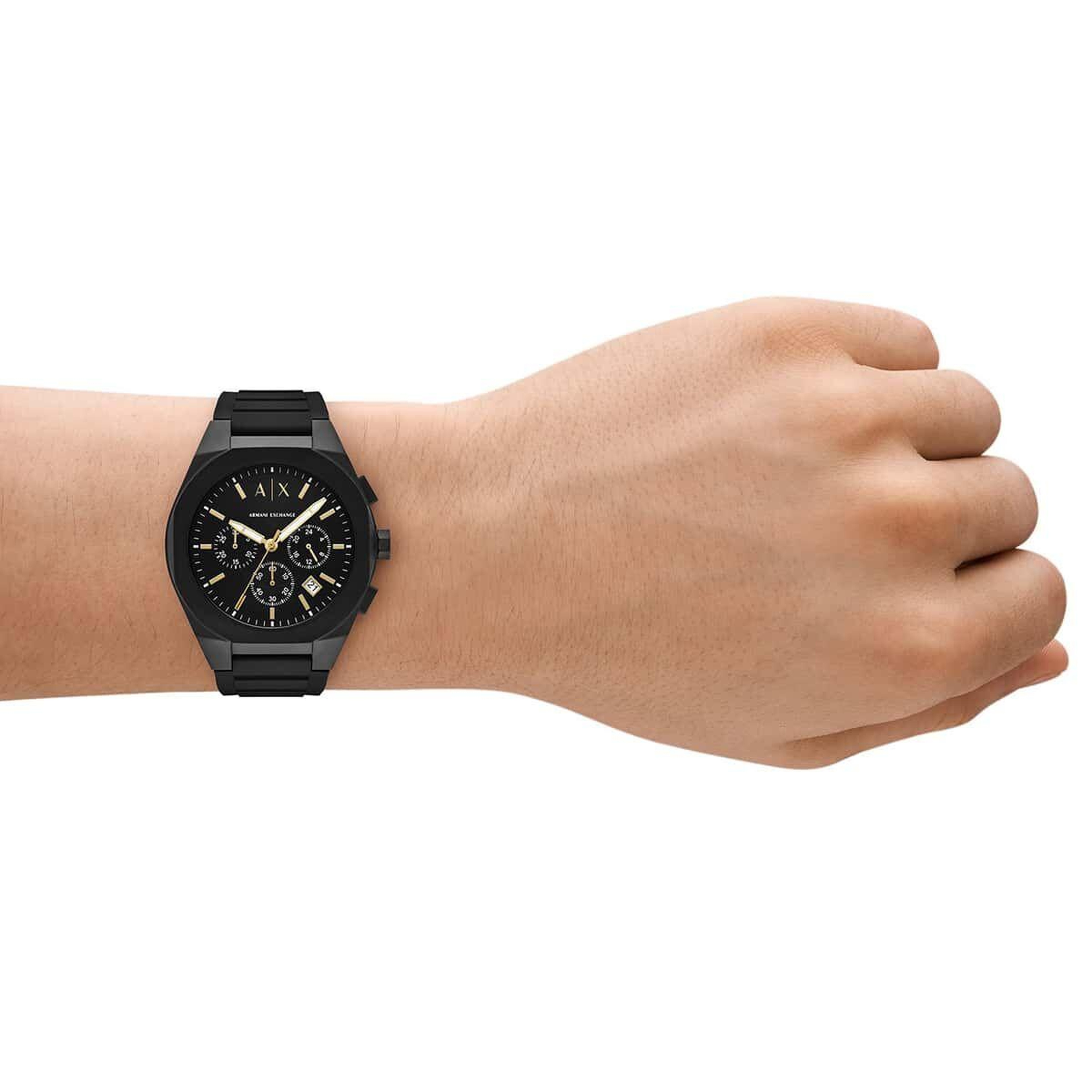 Armani Exchange AX7165SET Erkek Kol Saati ve Valiz Etiketi