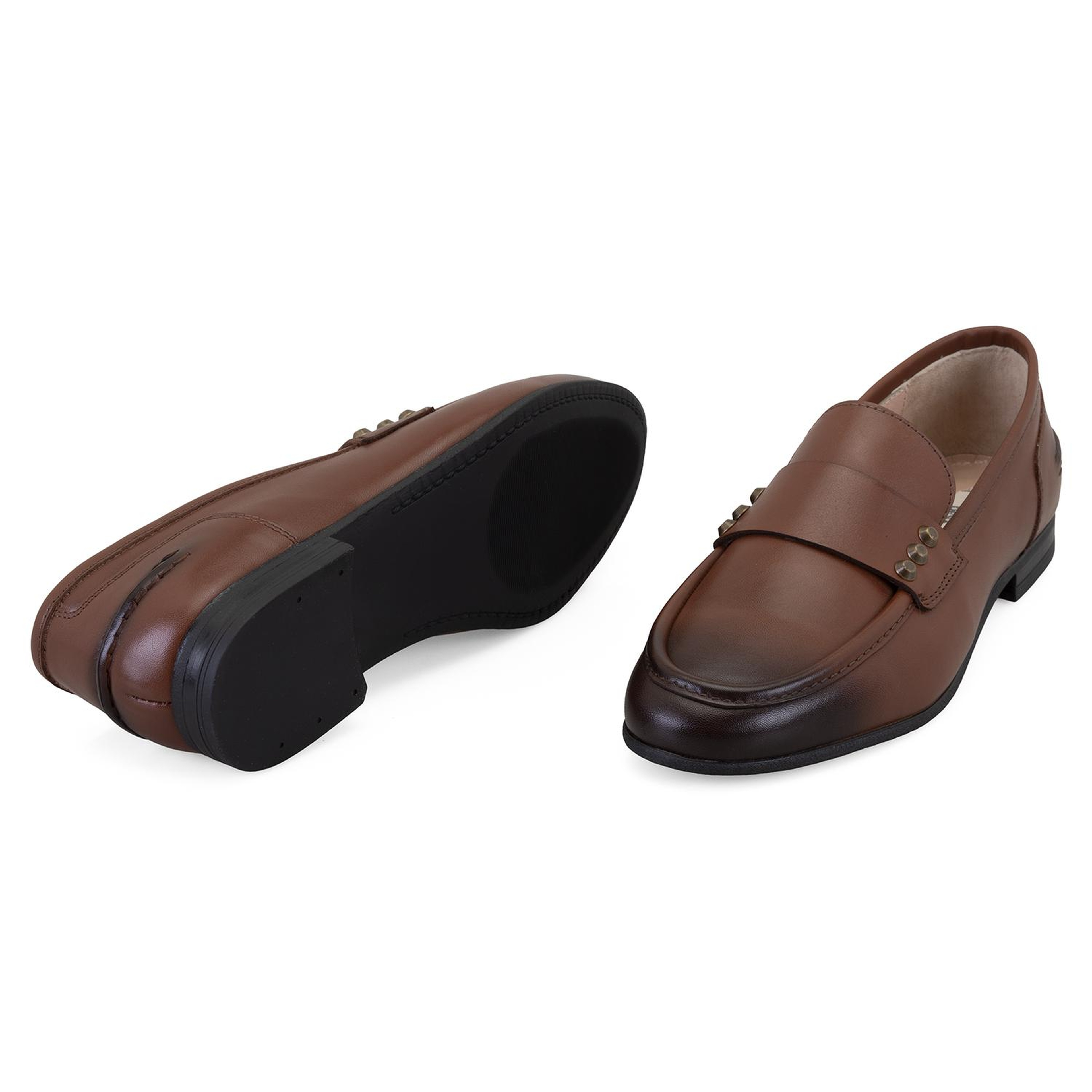 Kadın Taba Deri Günlük Ayakkabı