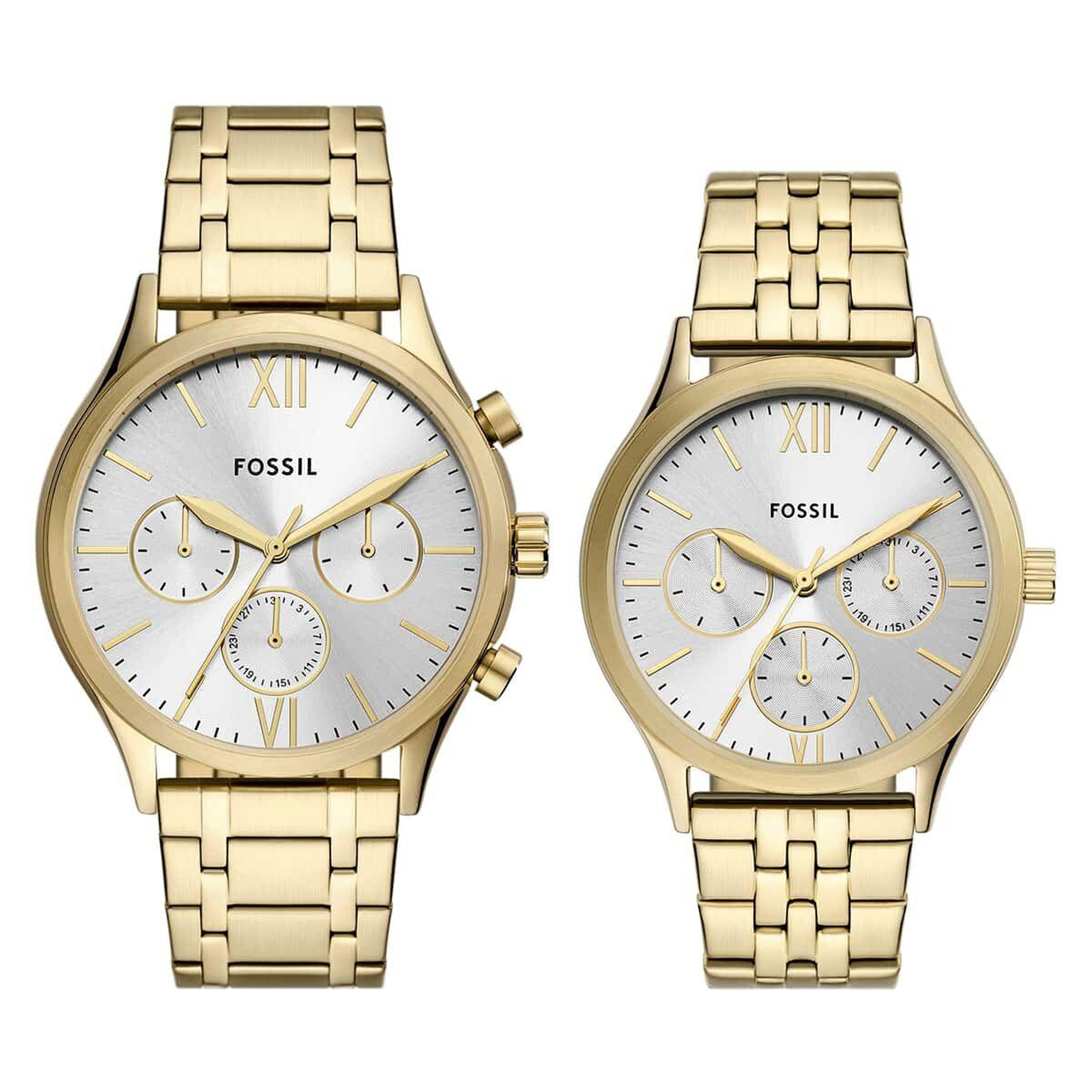Fossil FBQ2899SET Erkek Kol Saati ve Kadın Kol Saati