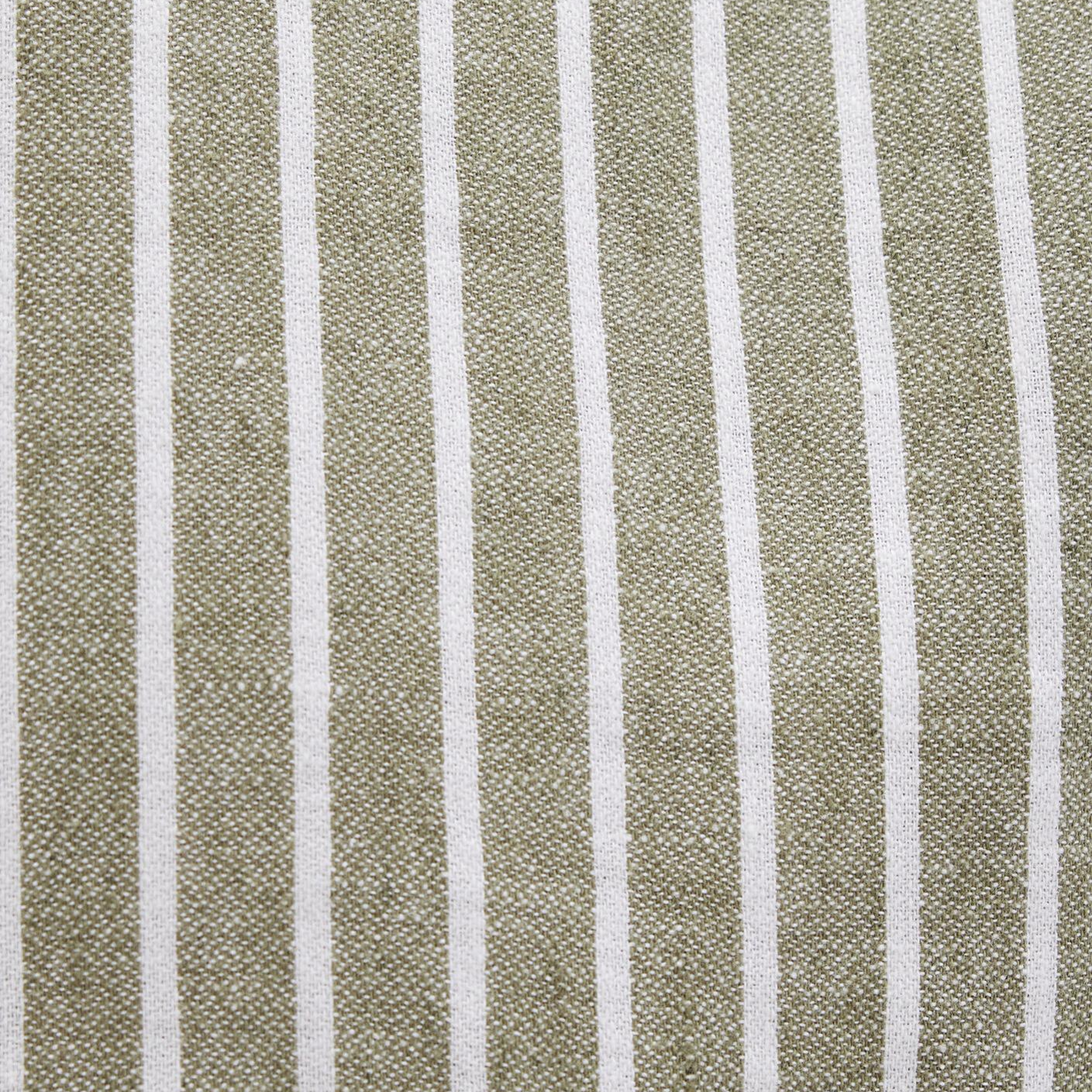 Mavi Çizgili Yeşil Gömlek Slim Fit / Dar Kesim 0211698-91114