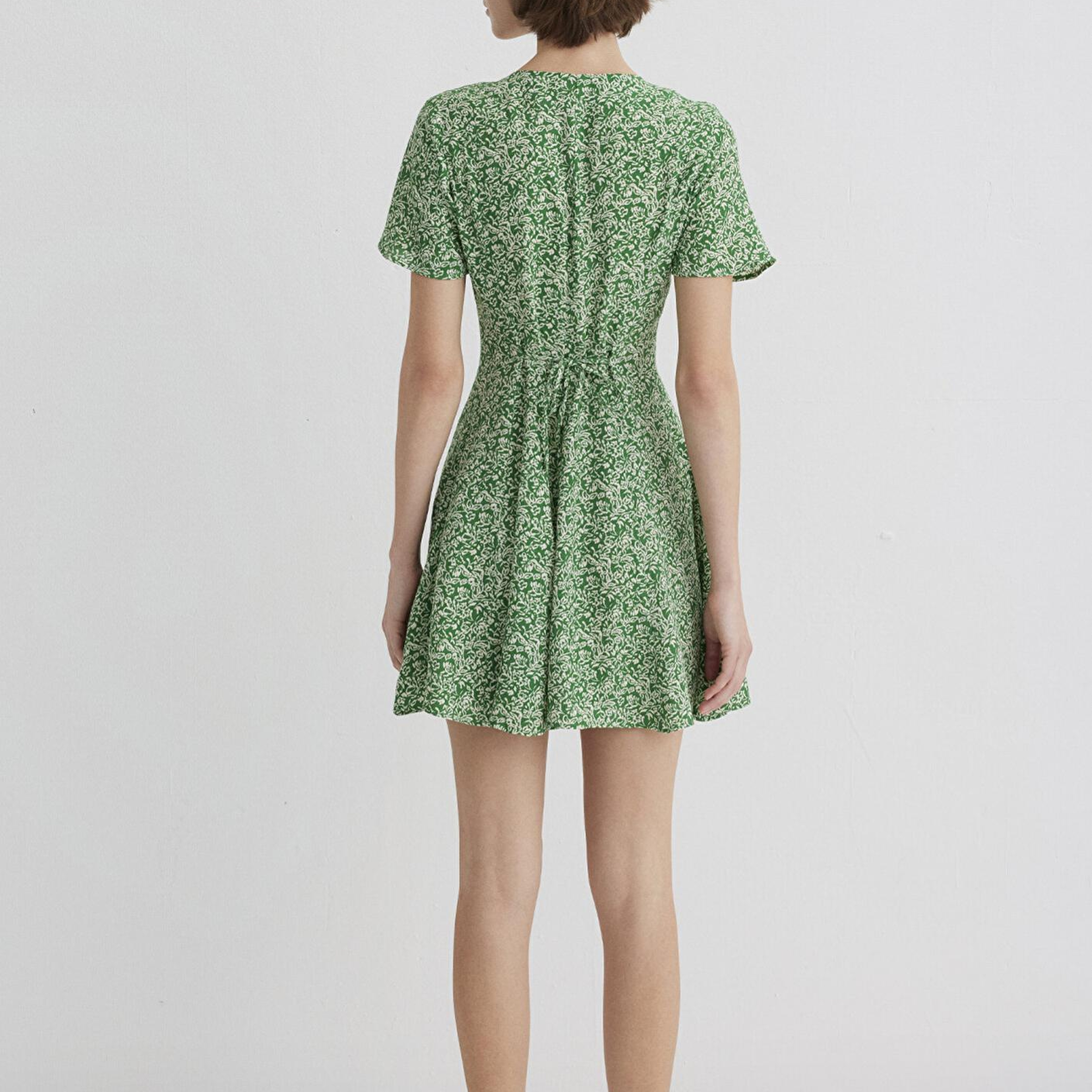 Mavi Yeşil Elbise 1310759-91068