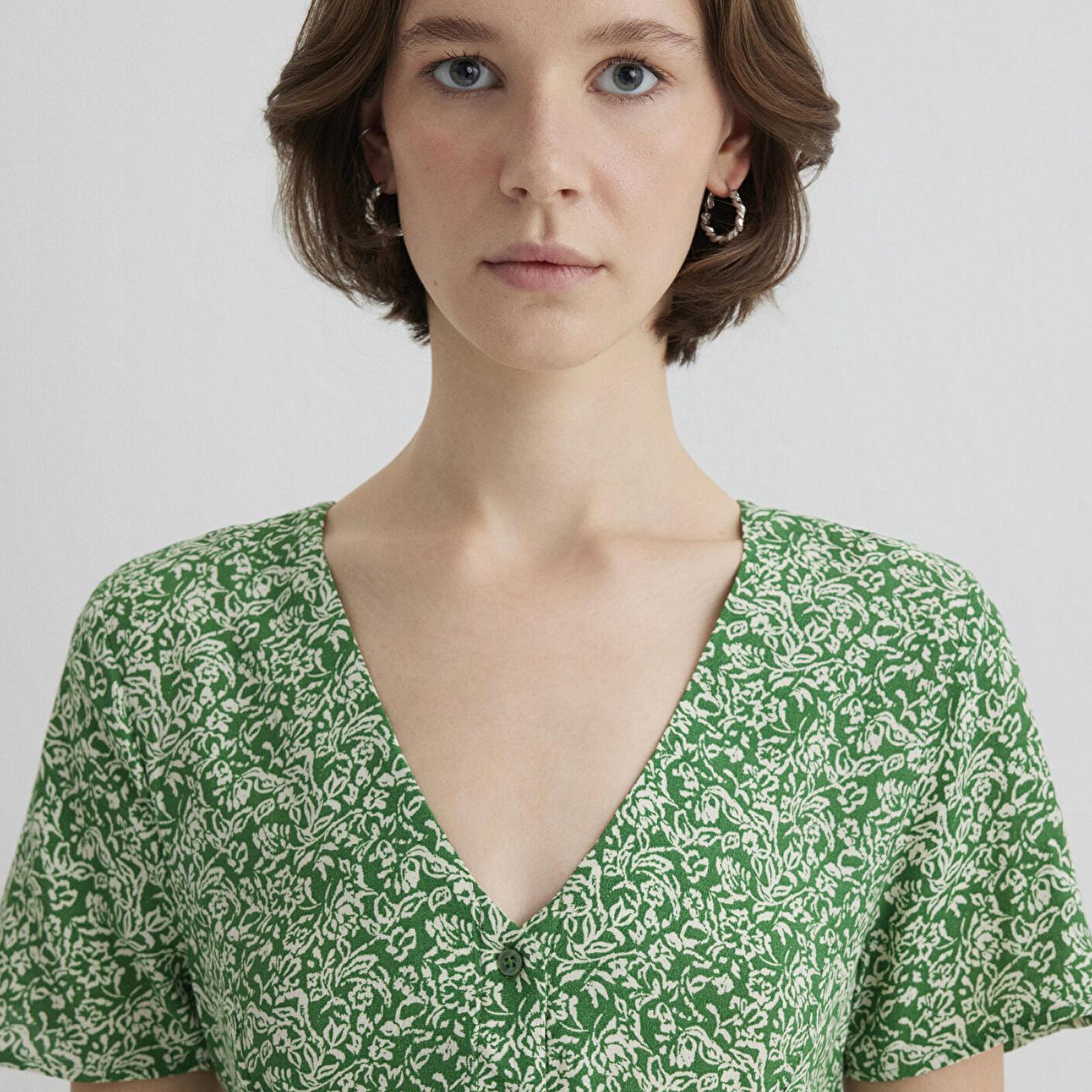 Mavi Yeşil Elbise 1310759-91068