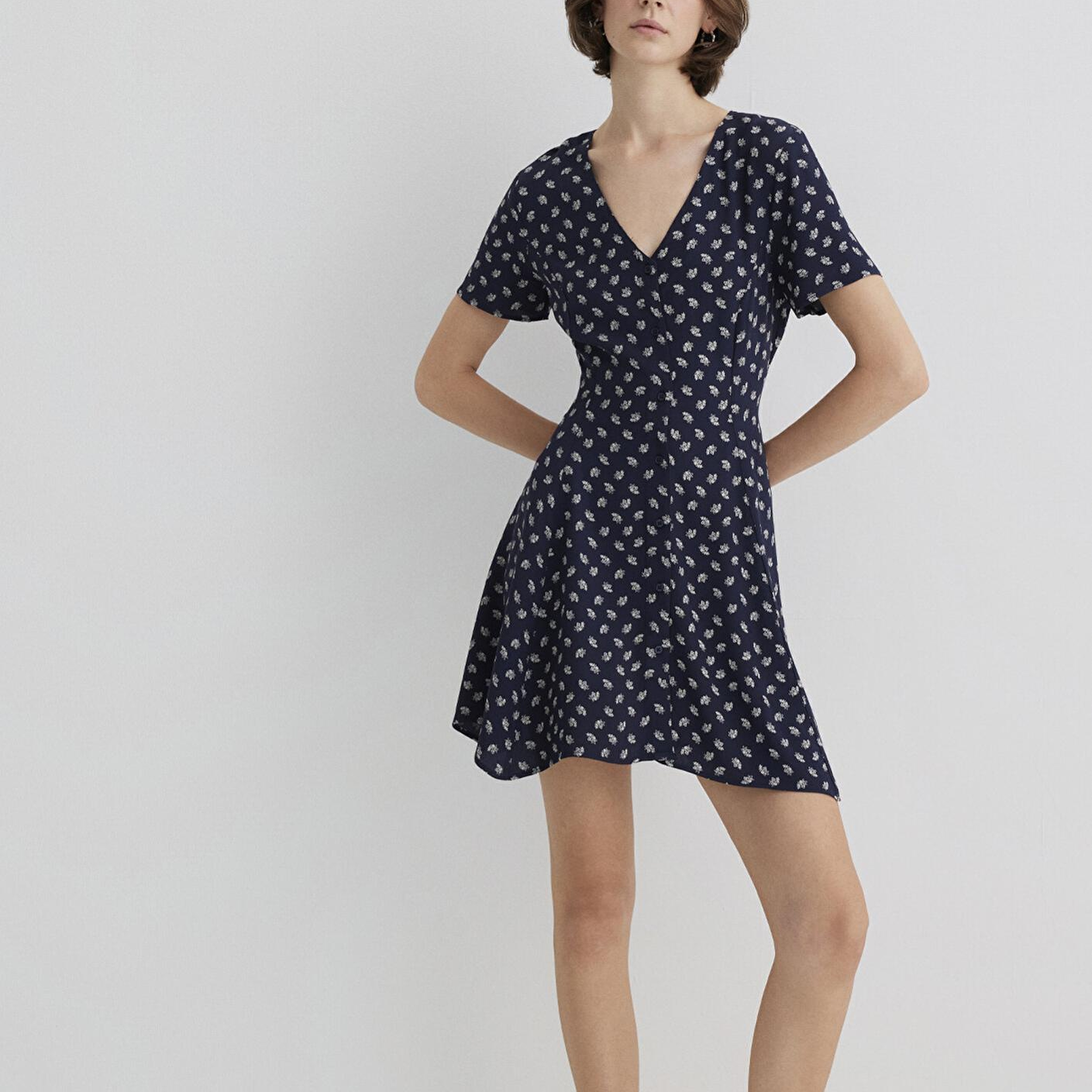 Mavi Lacivert Elbise 1310760-91069