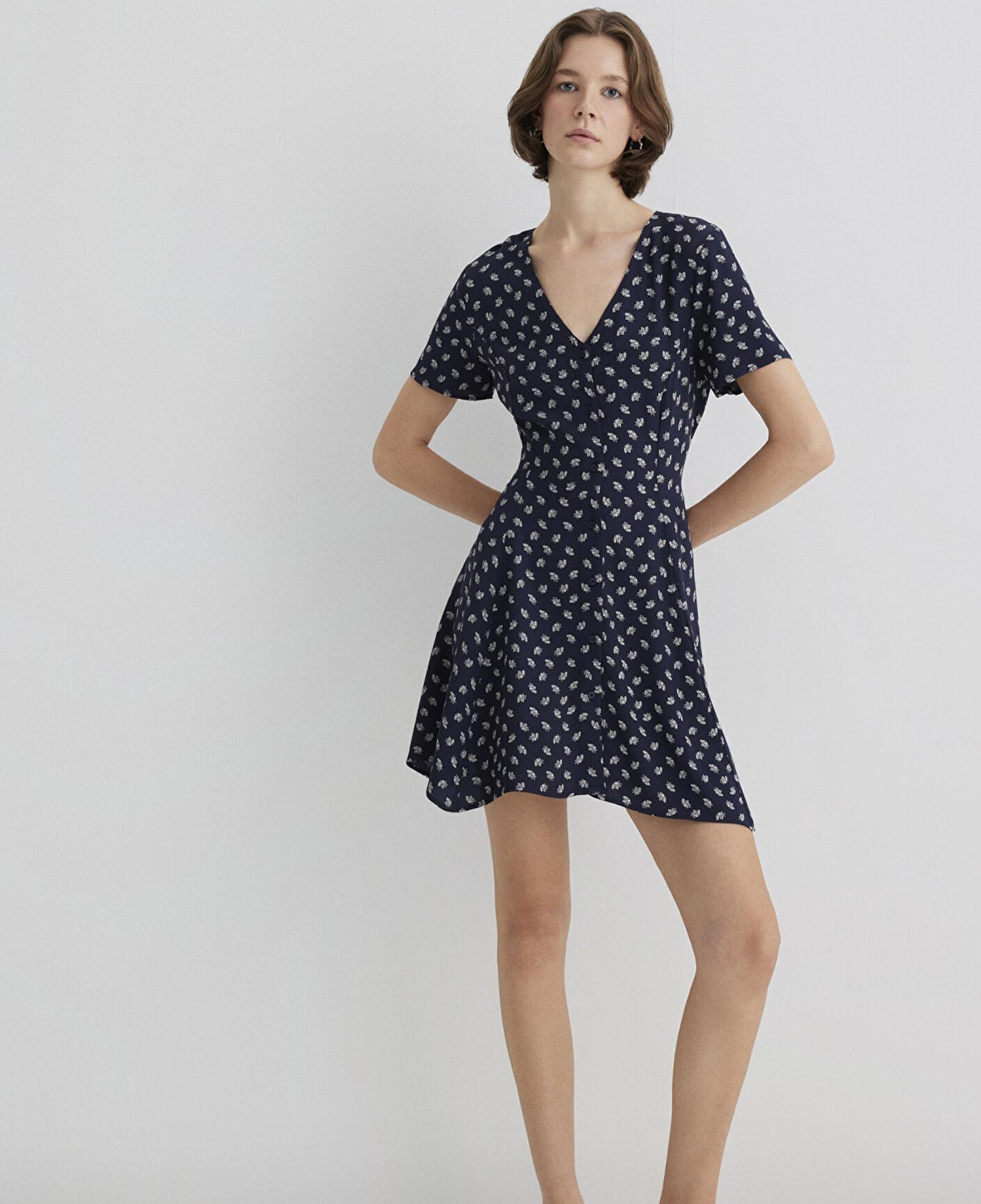 Mavi Lacivert Elbise 1310760-91069