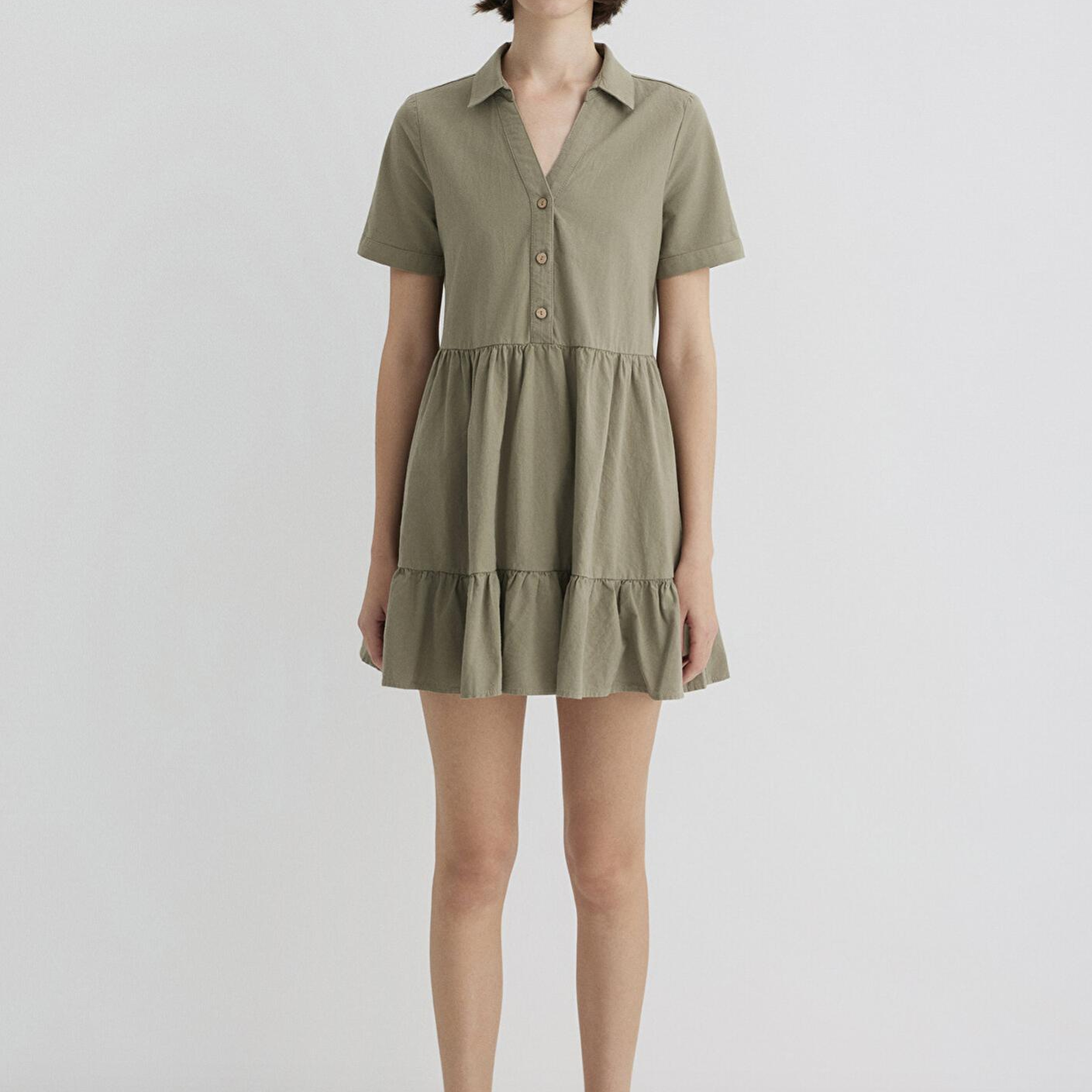 Mavi Yeşil Elbise 1310757-71818