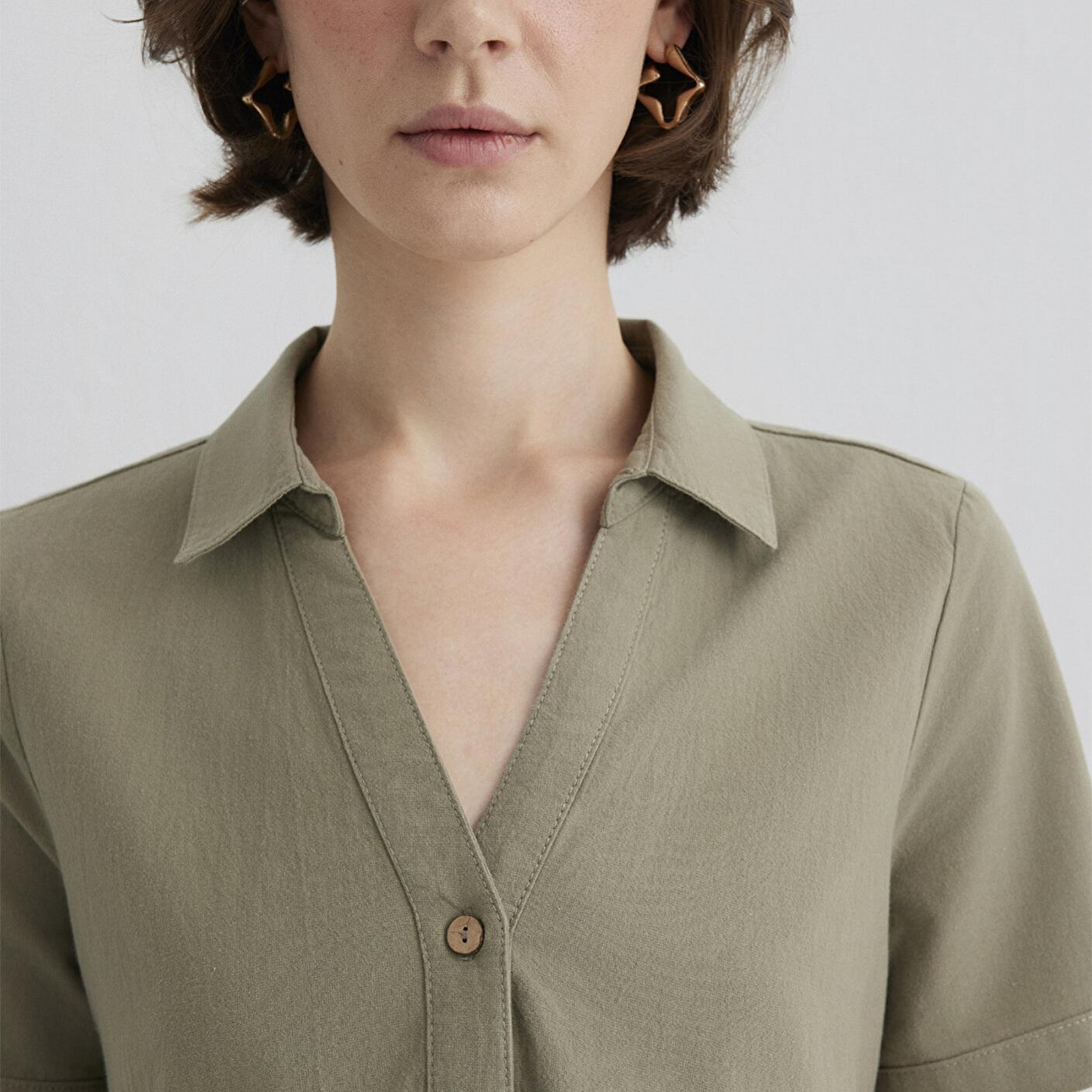 Mavi Yeşil Elbise 1310757-71818