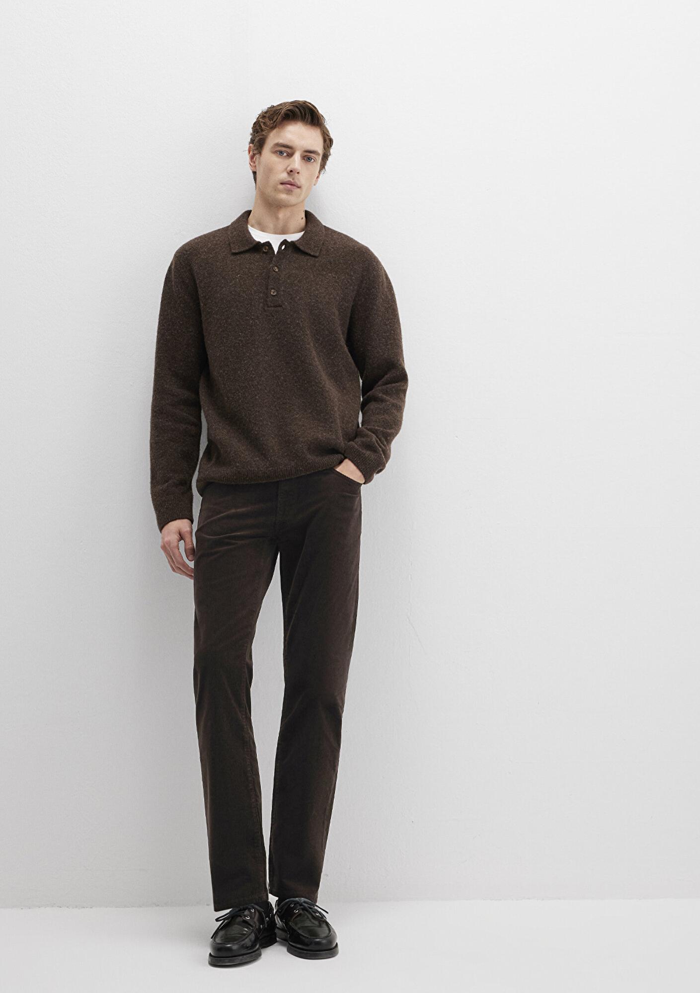 Mavi Martin Acı Kahve Kadife Pantolon 0037891110