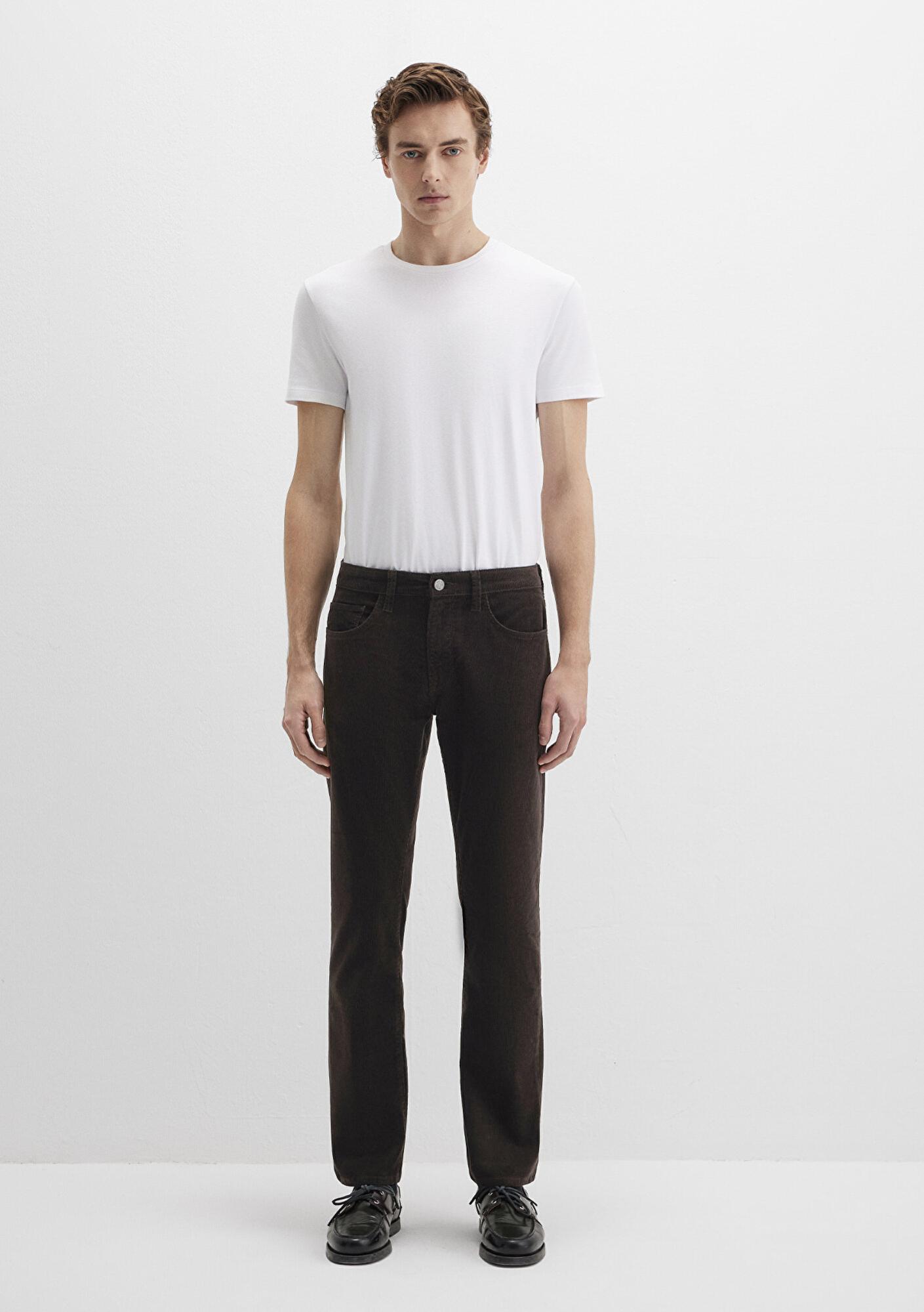 Mavi Martin Acı Kahve Kadife Pantolon 0037891110