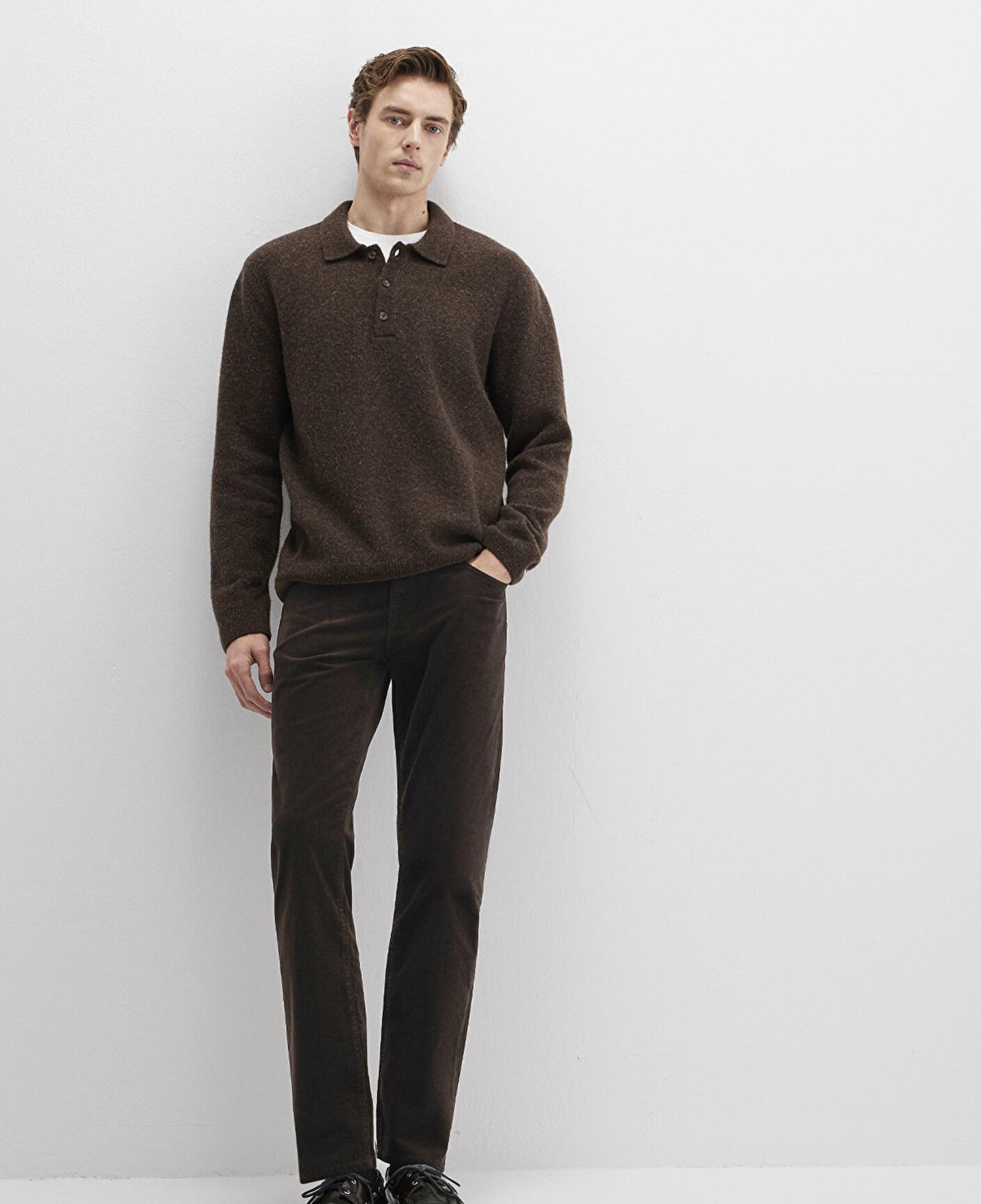 Mavi Martin Acı Kahve Kadife Pantolon 0037891110