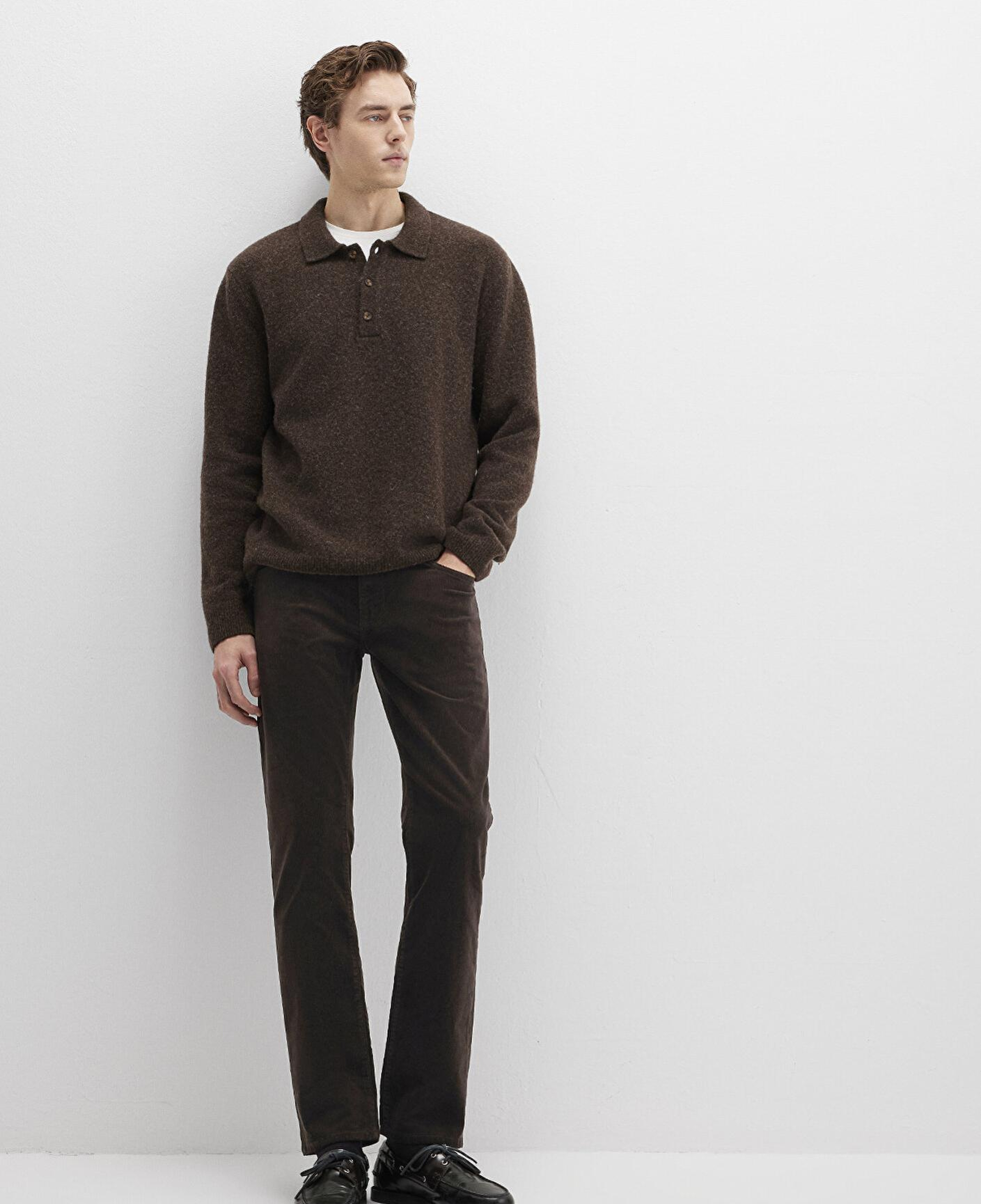 Mavi Martin Acı Kahve Kadife Pantolon 0037891110