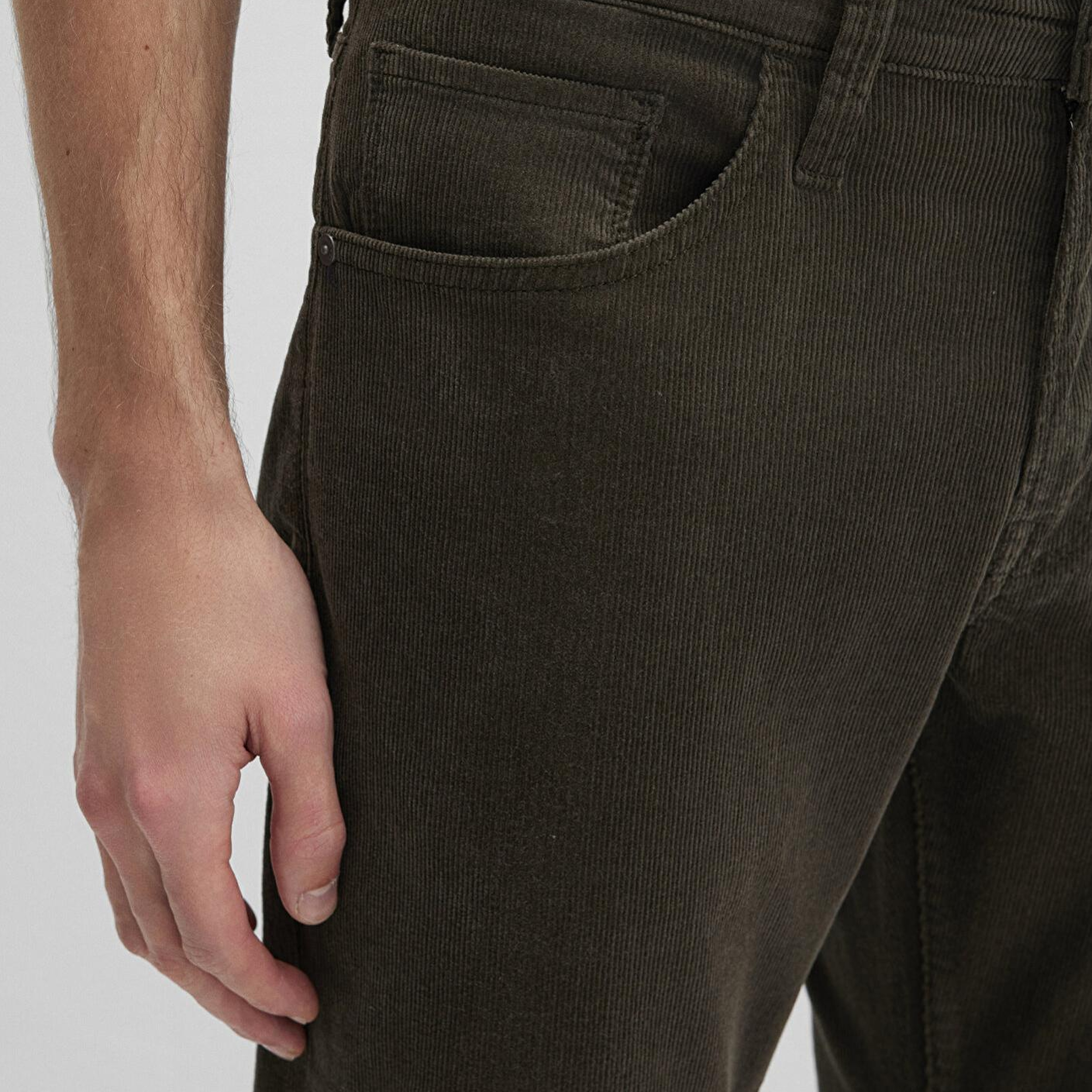 Mavi Marcus Koyu Yeşil Kadife Pantolon 0035191109