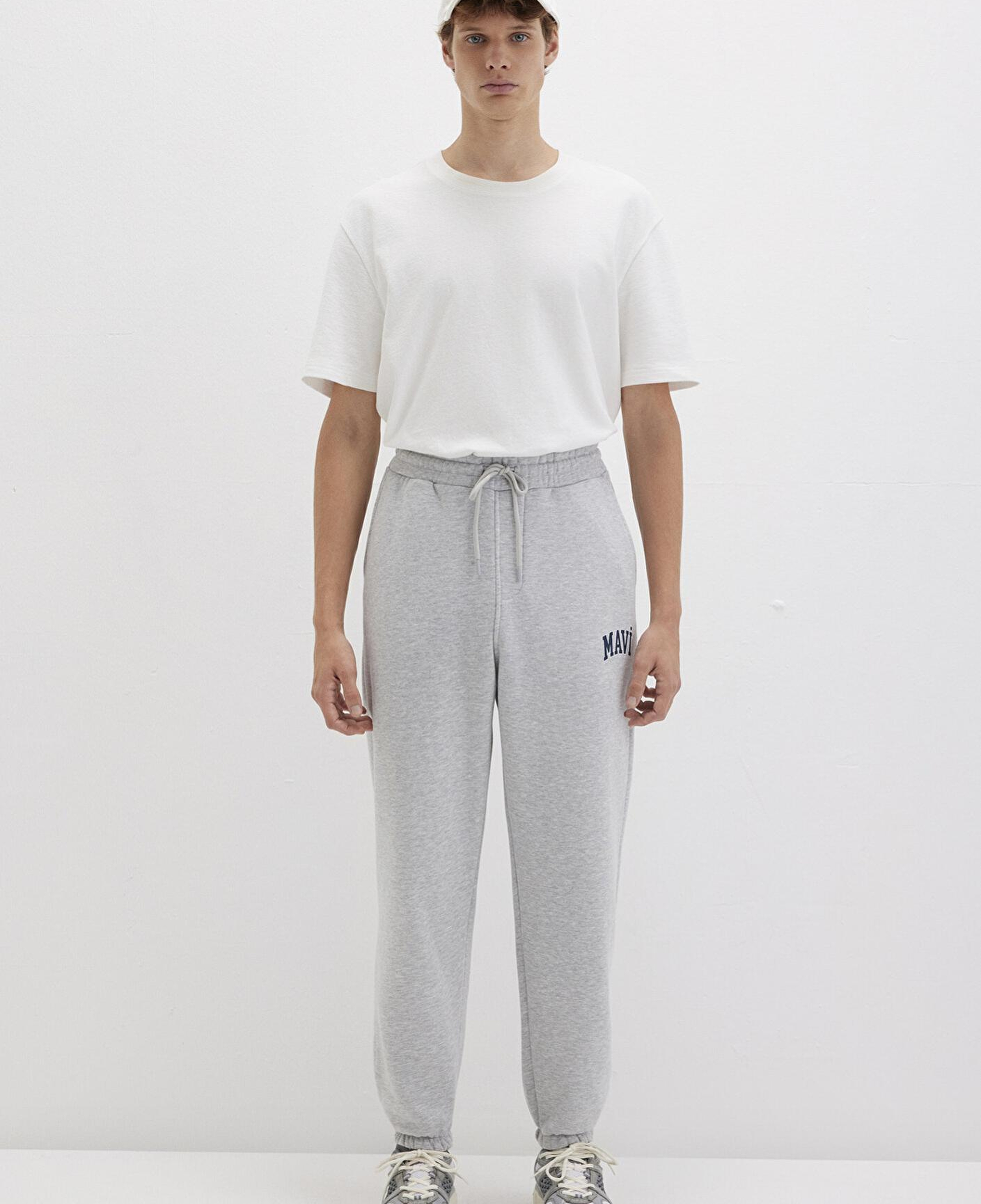 Mavi Mavi Logo Baskılı Gri Eşofman Altı 0010207-80018