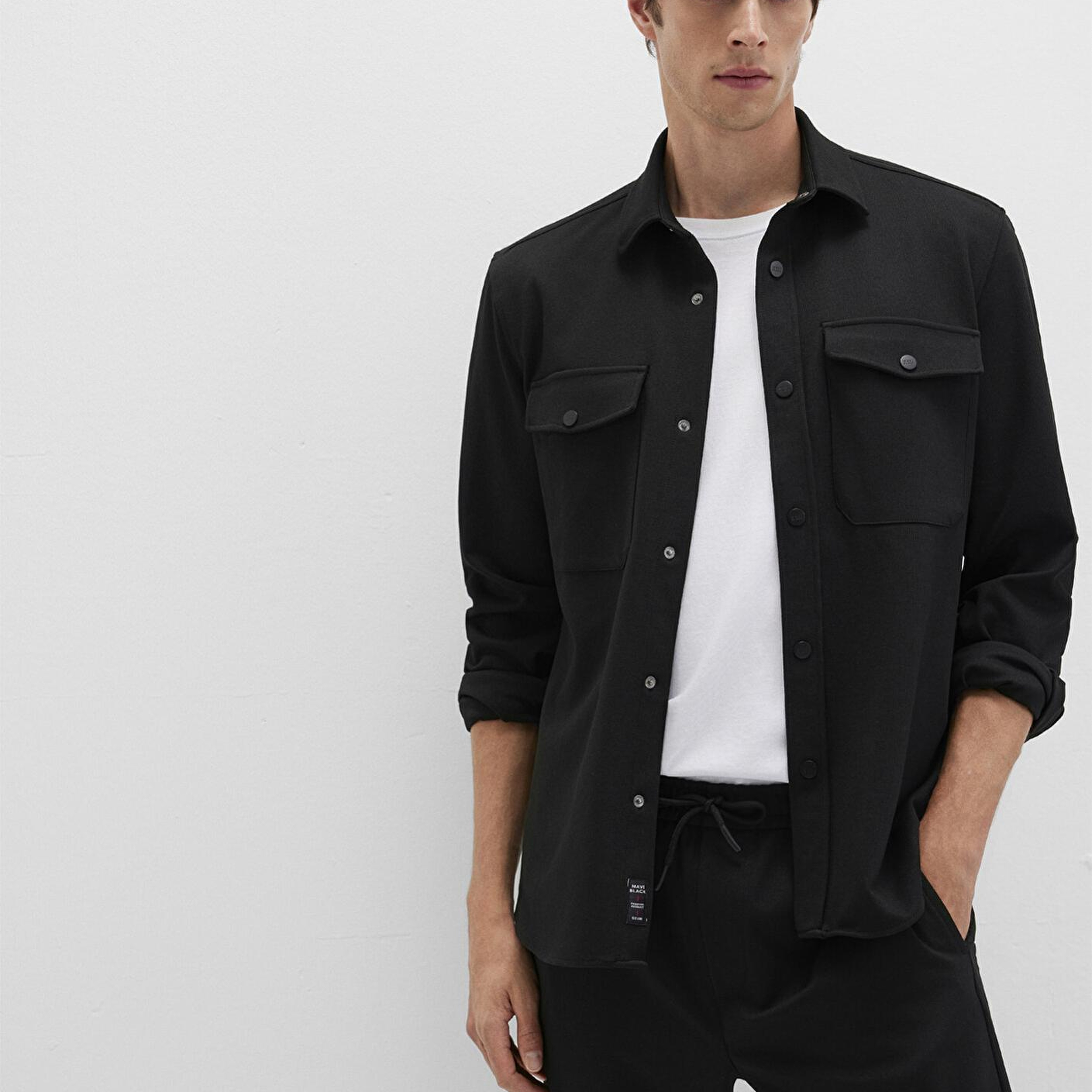 Mavi Mavi Black Siyah Cepli Gömlek Regular Fit / Normal Kesim 0211729-900