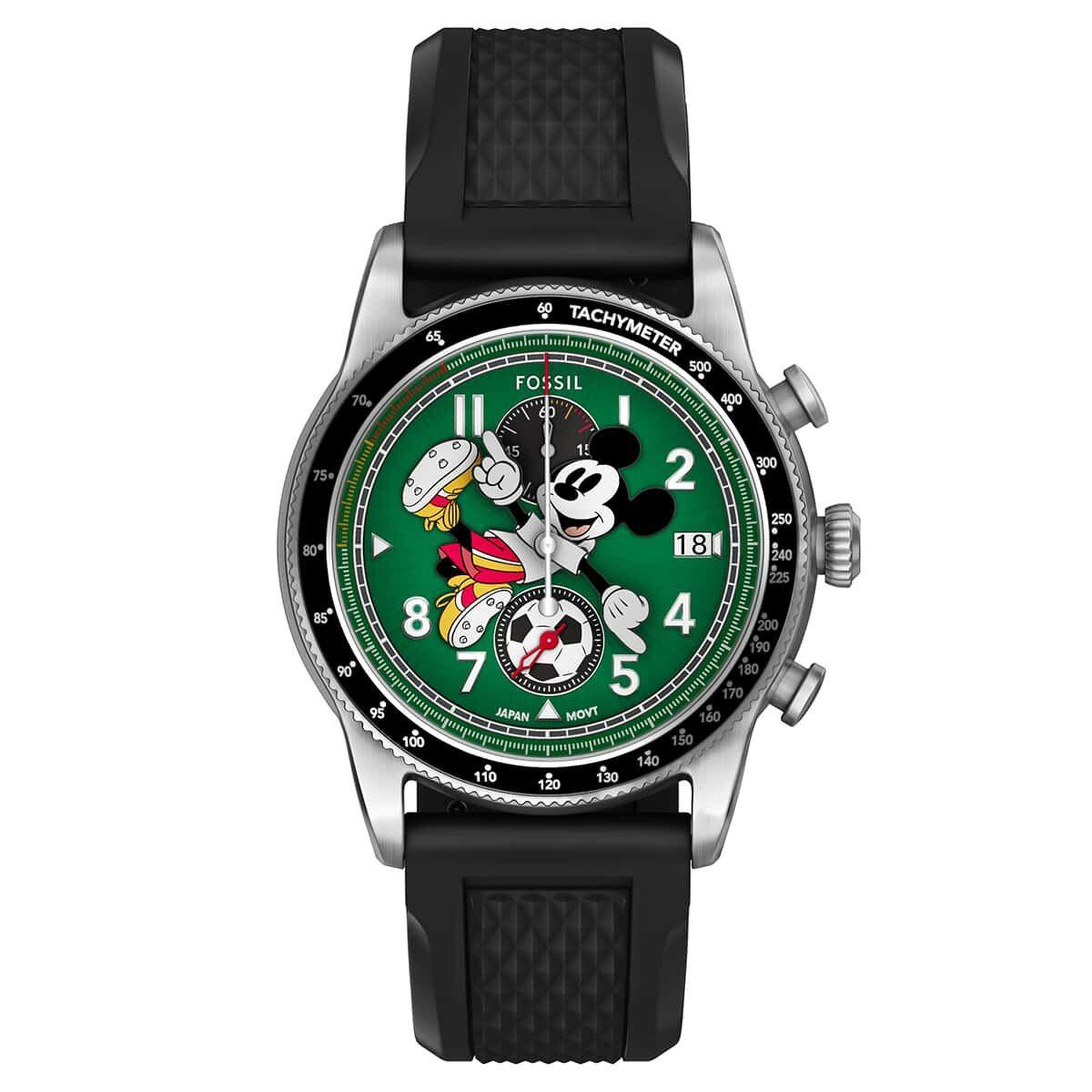 Fossil FLE1203 Disney x Fossil Limited-Edition Mickey Mouse Soccer Erkek Kol Saati