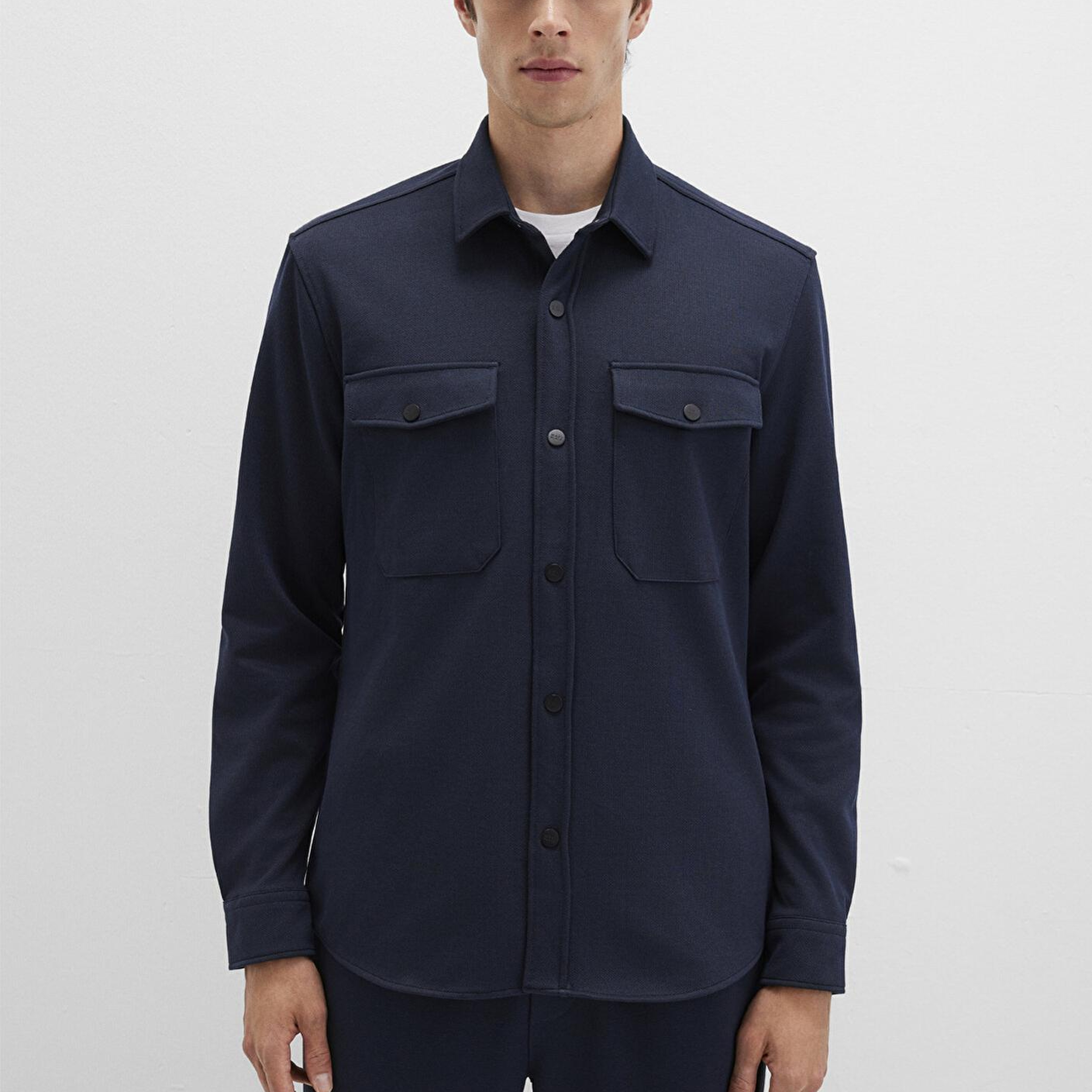 Mavi Mavi Black Lacivert Cepli Gömlek Regular Fit / Normal Kesim 0211729-86415