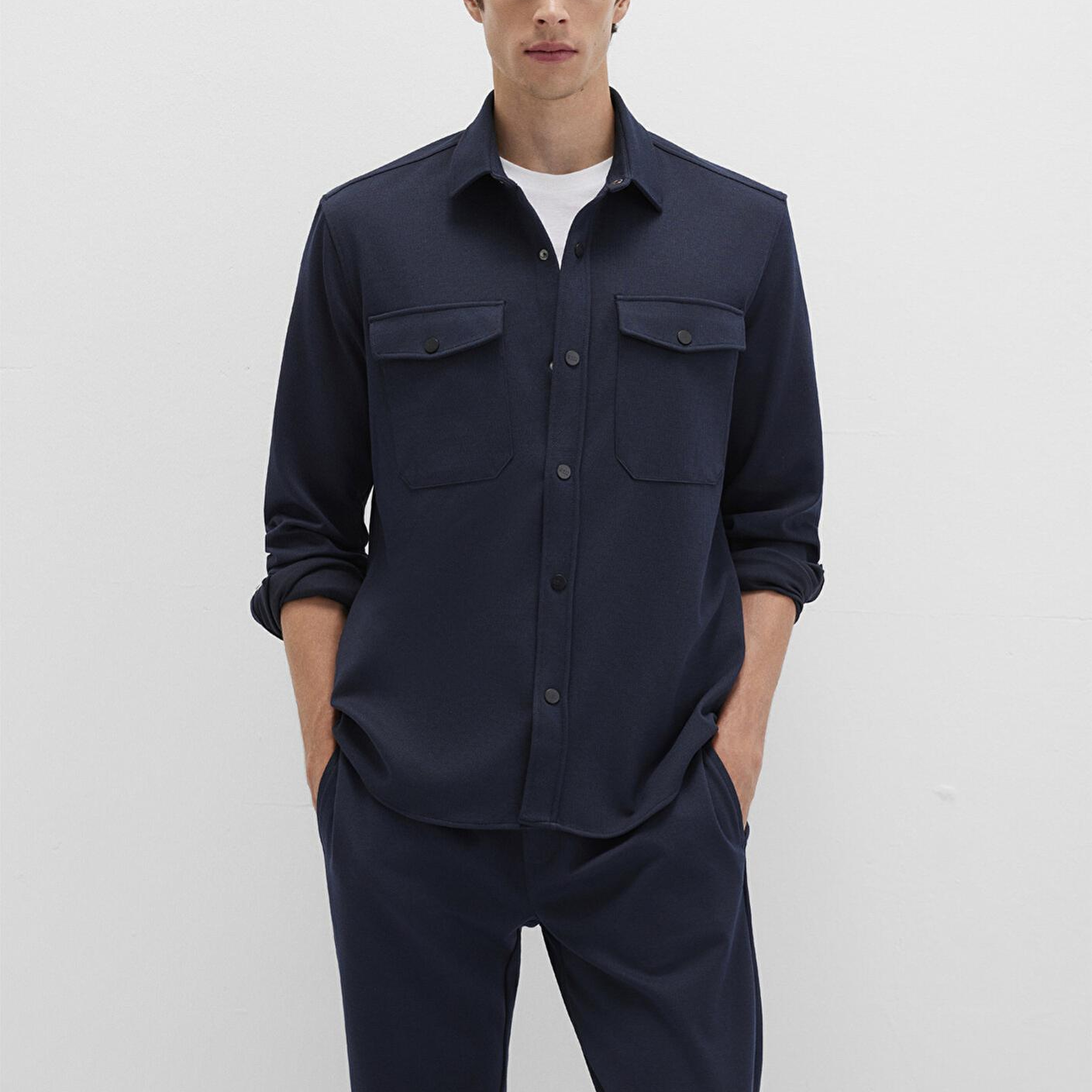 Mavi Mavi Black Lacivert Cepli Gömlek Regular Fit / Normal Kesim 0211729-86415