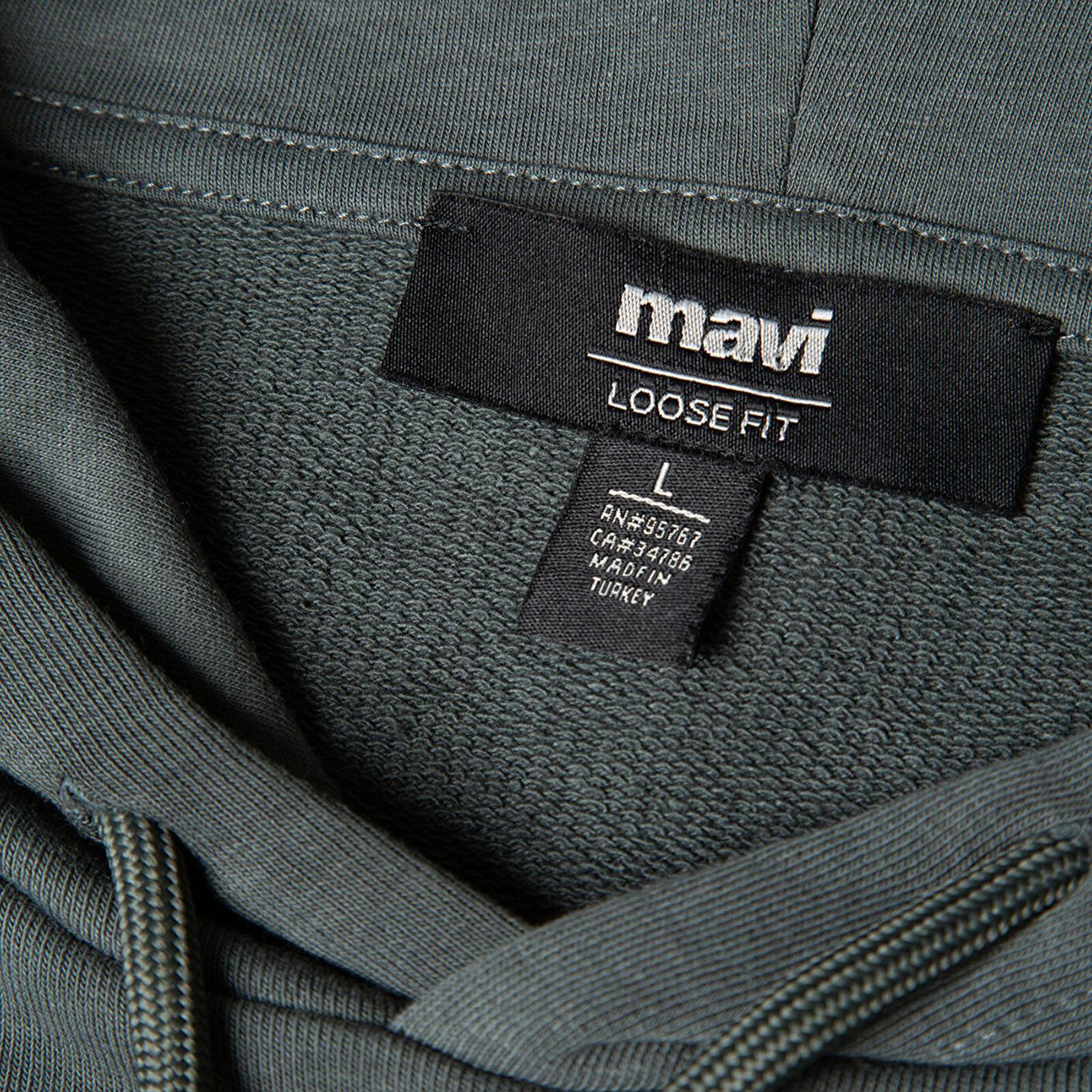 Mavi MVJNS Logo Baskılı Kapüşonlu Yeşil Sweatshirt 0611786-71598