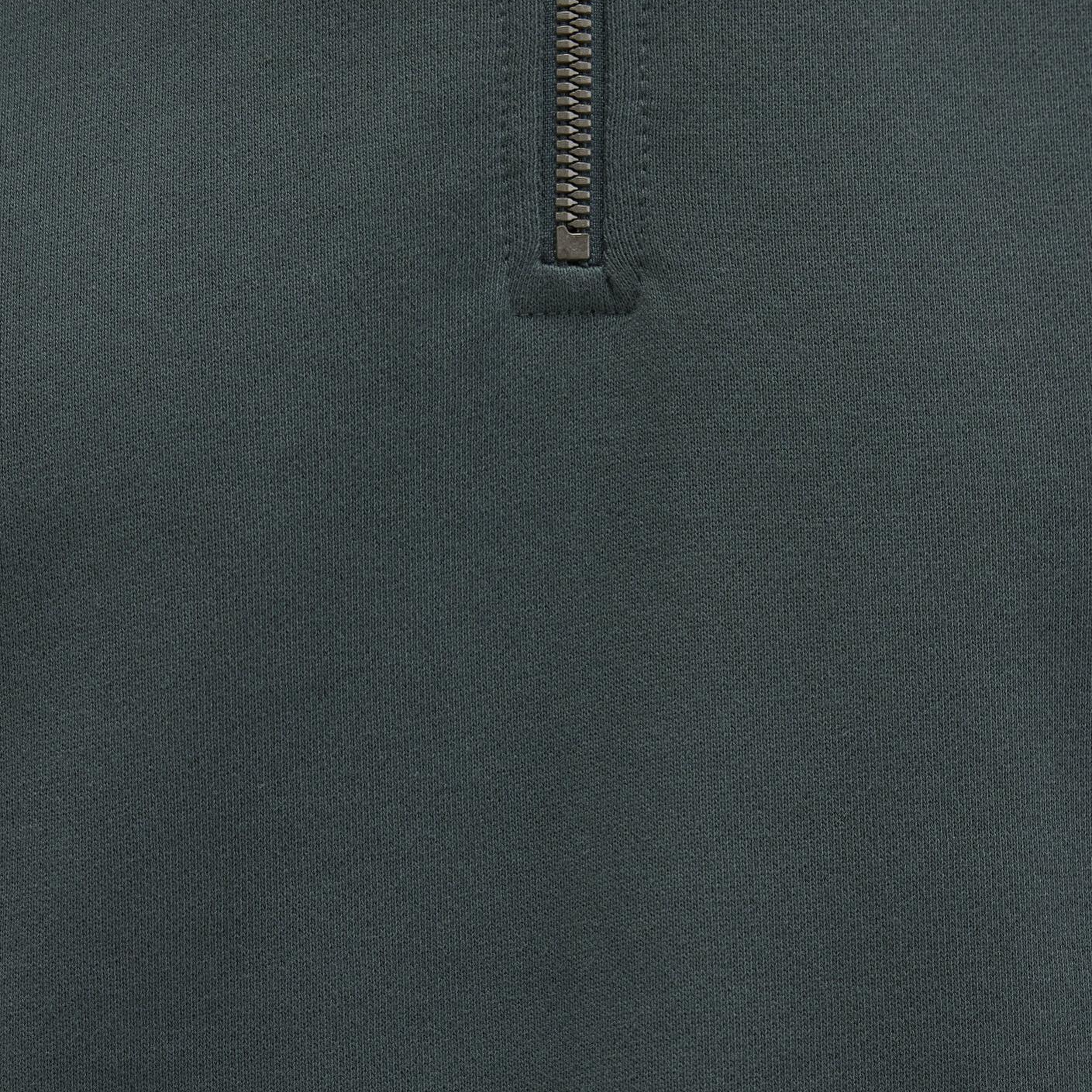 Mavi Yarı Fermuarlı Yeşil Basic Sweatshirt 0S10419-71598