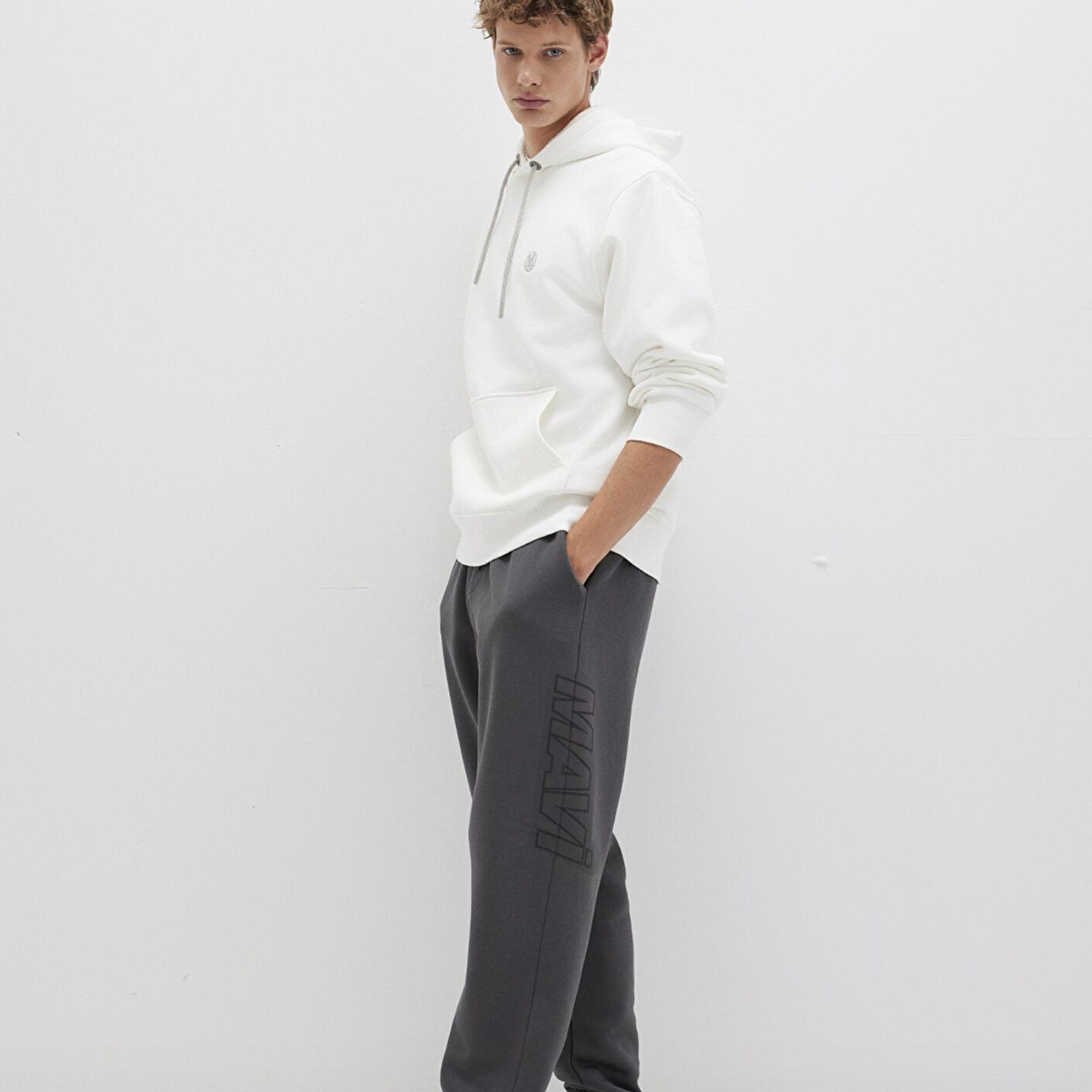 Mavi Mavi Logo Baskılı Antrasit Eşofman Altı 0010208-80106