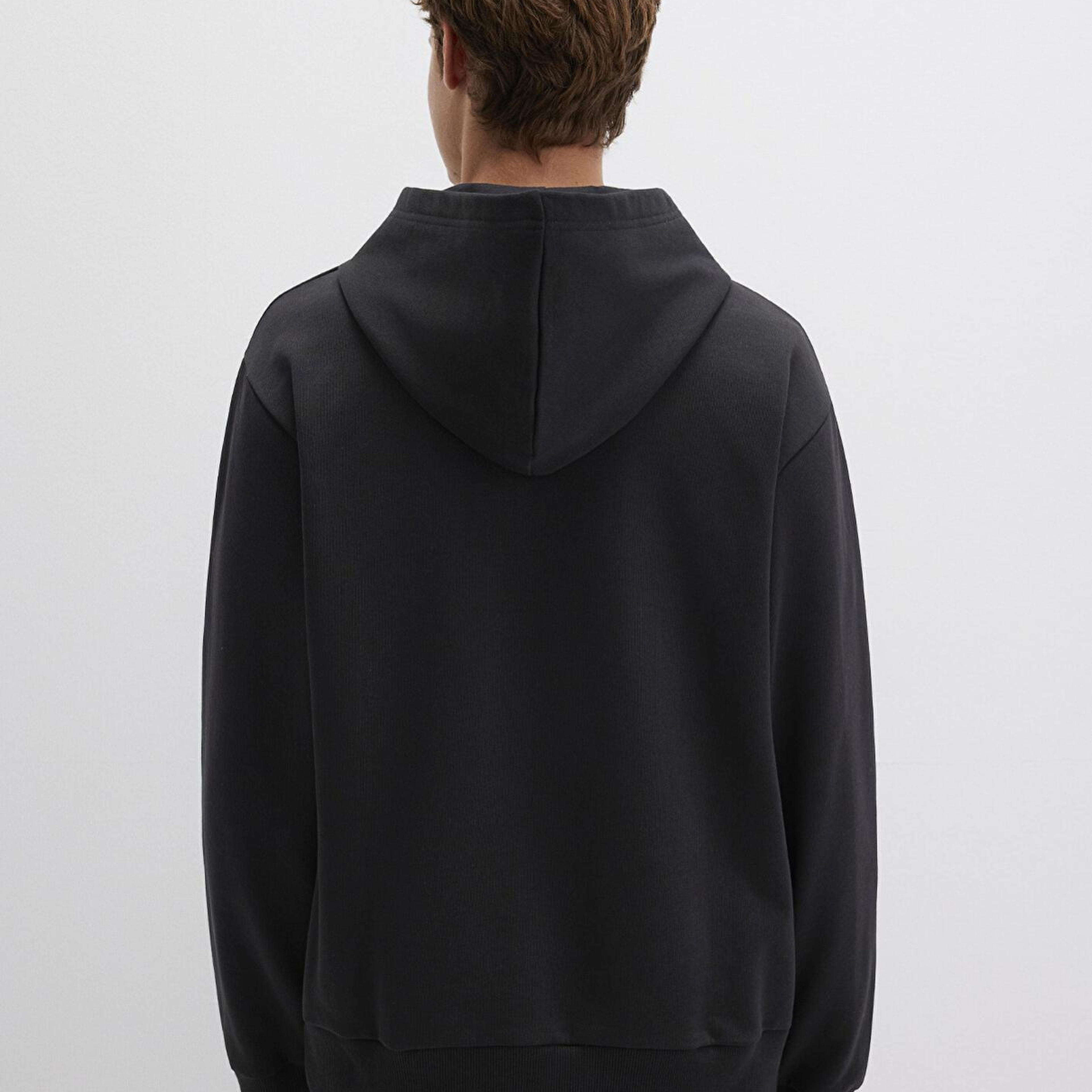 Mavi MVJNS Baskılı Kapüşonlu Siyah Sweatshirt 0S10346-900