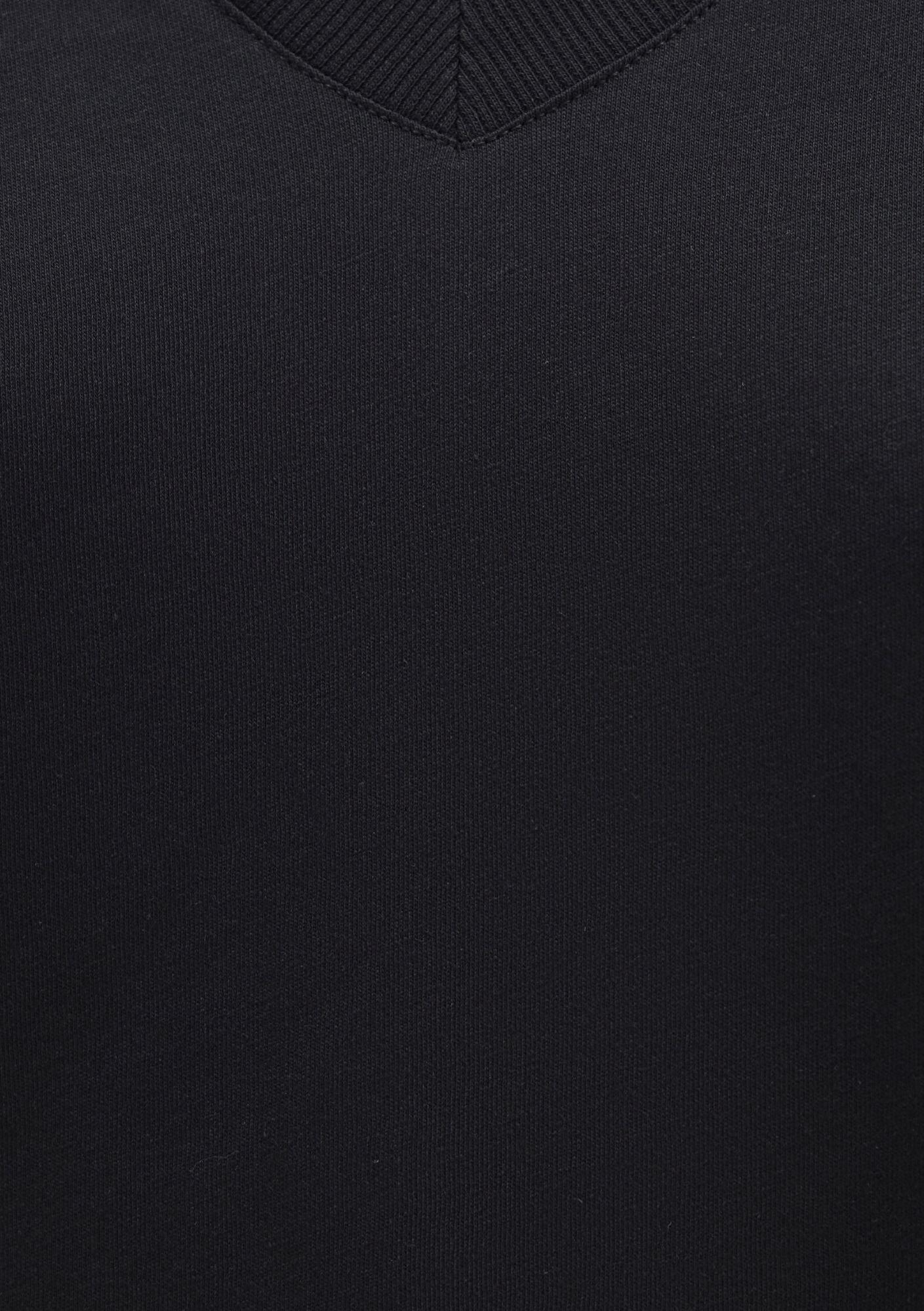 Mavi V Yaka Siyah Basic Tişört Regular Fit / Normal Kesim 166248-900