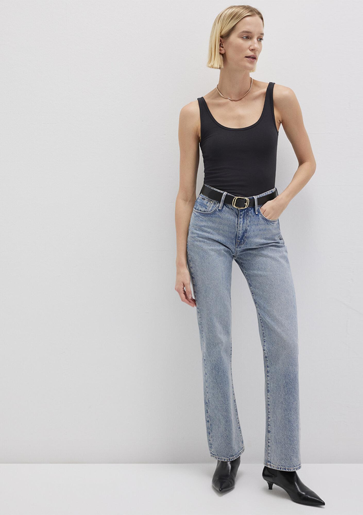 Mavi Siyah Basic Stretch Atlet Fitted / Vücuda Oturan Kesim 164156-900